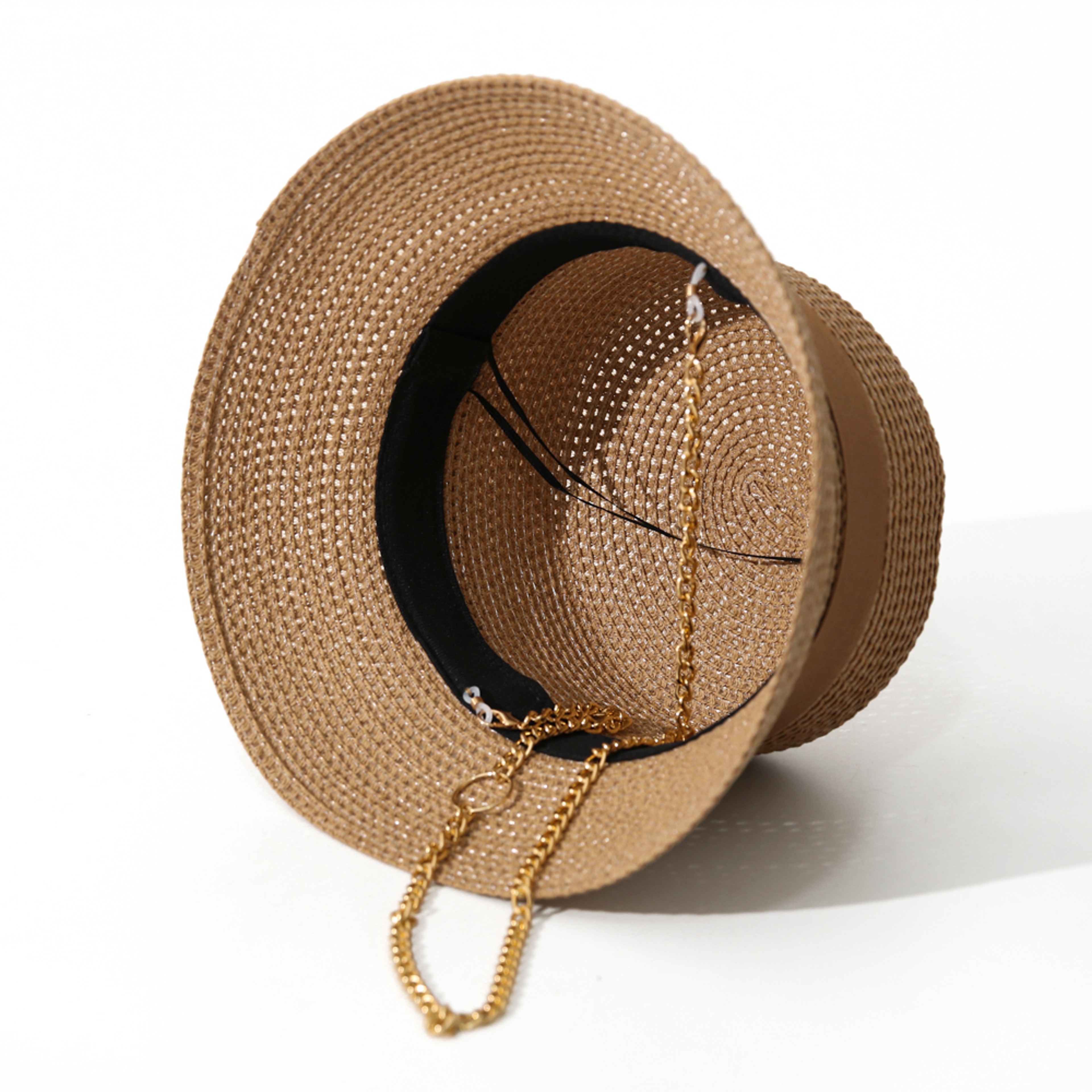 Elegant Panama Straw Hat for Women & Men – Lightweight Beach & Travel Sun Hat – view 6