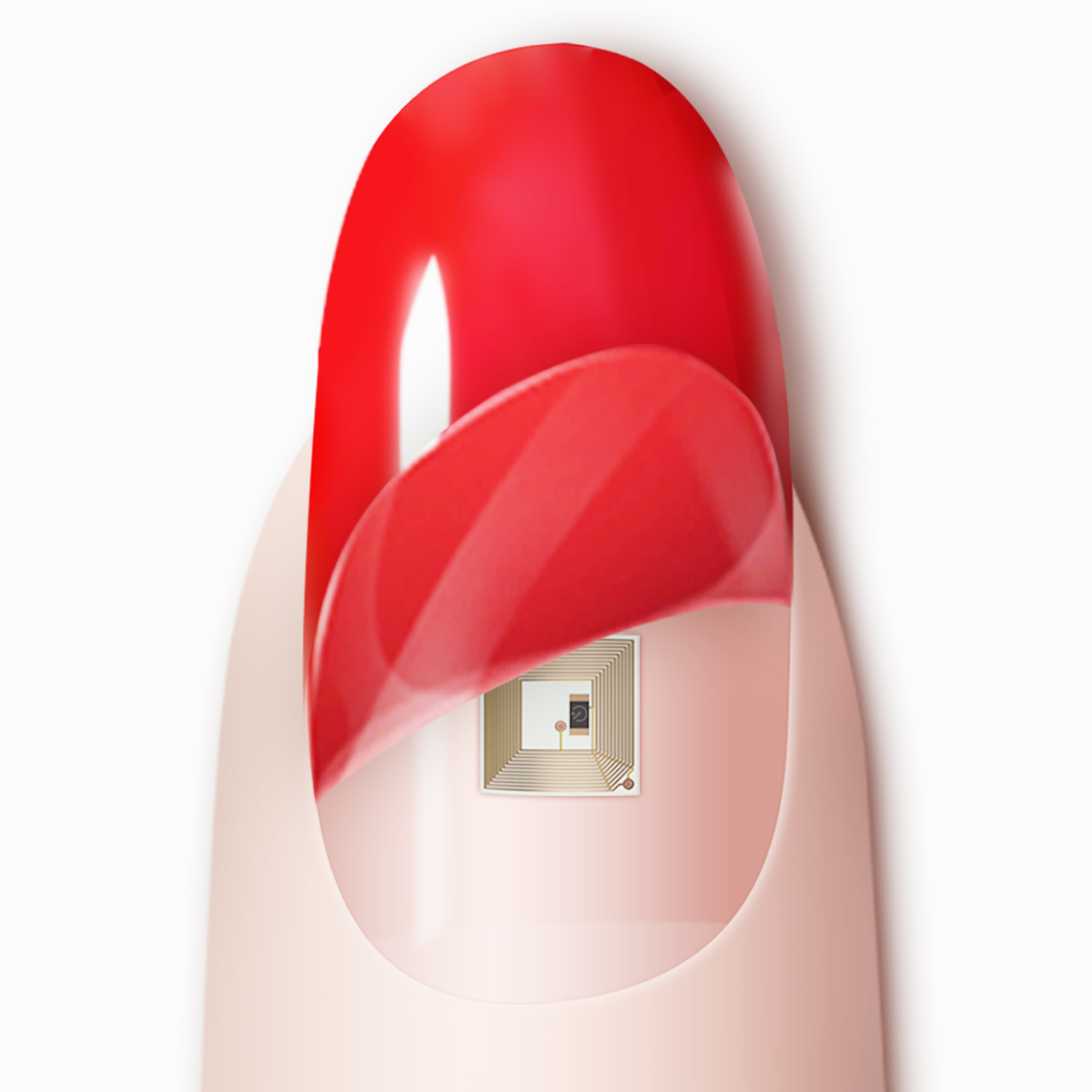 Smart NFC Nail Chip Wearable for Instant Sharing, SOS Alerts & Mobile Shortcuts – view 1