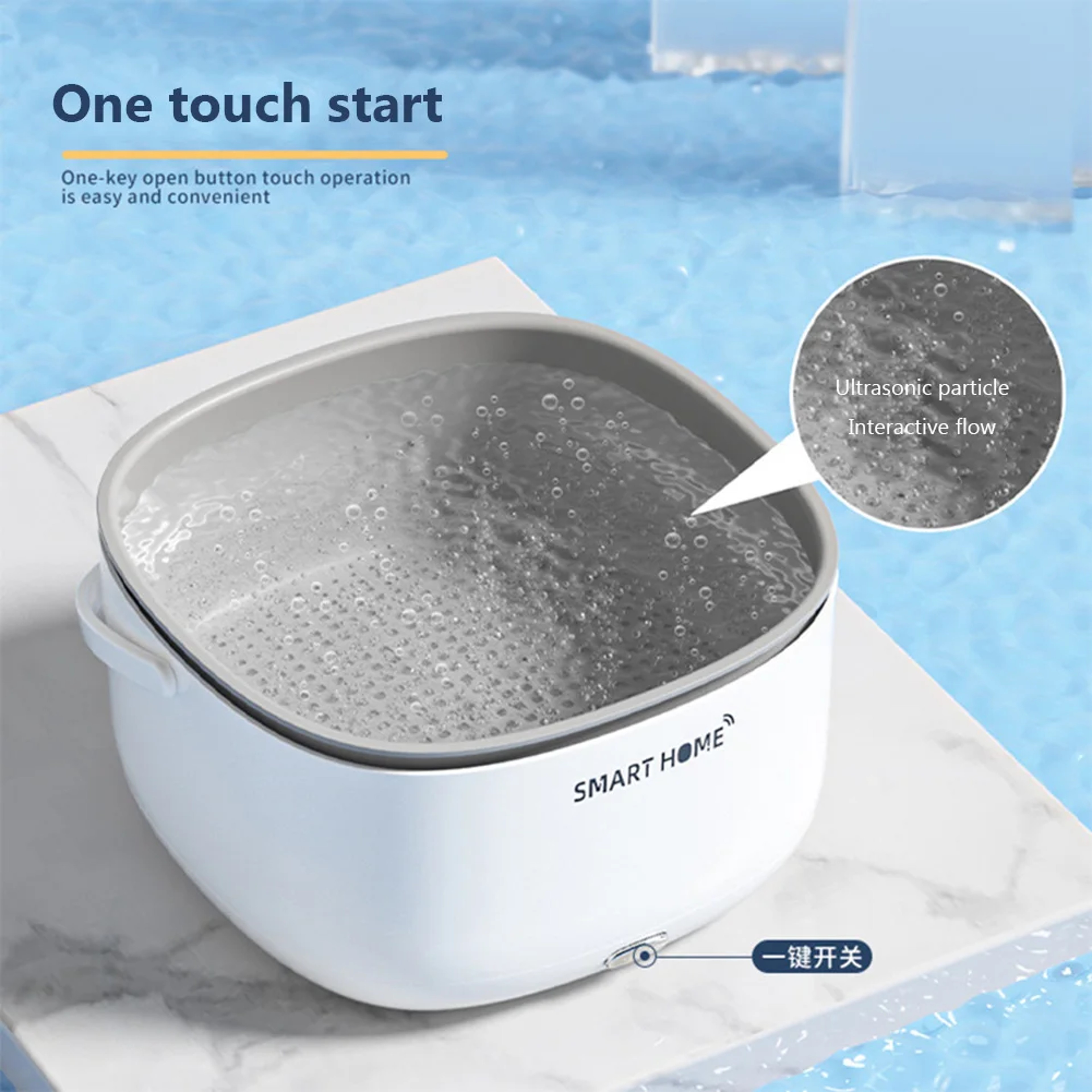 PureFresh Ultrasonic Fruit  Vegetable Cleaner Basket 1
