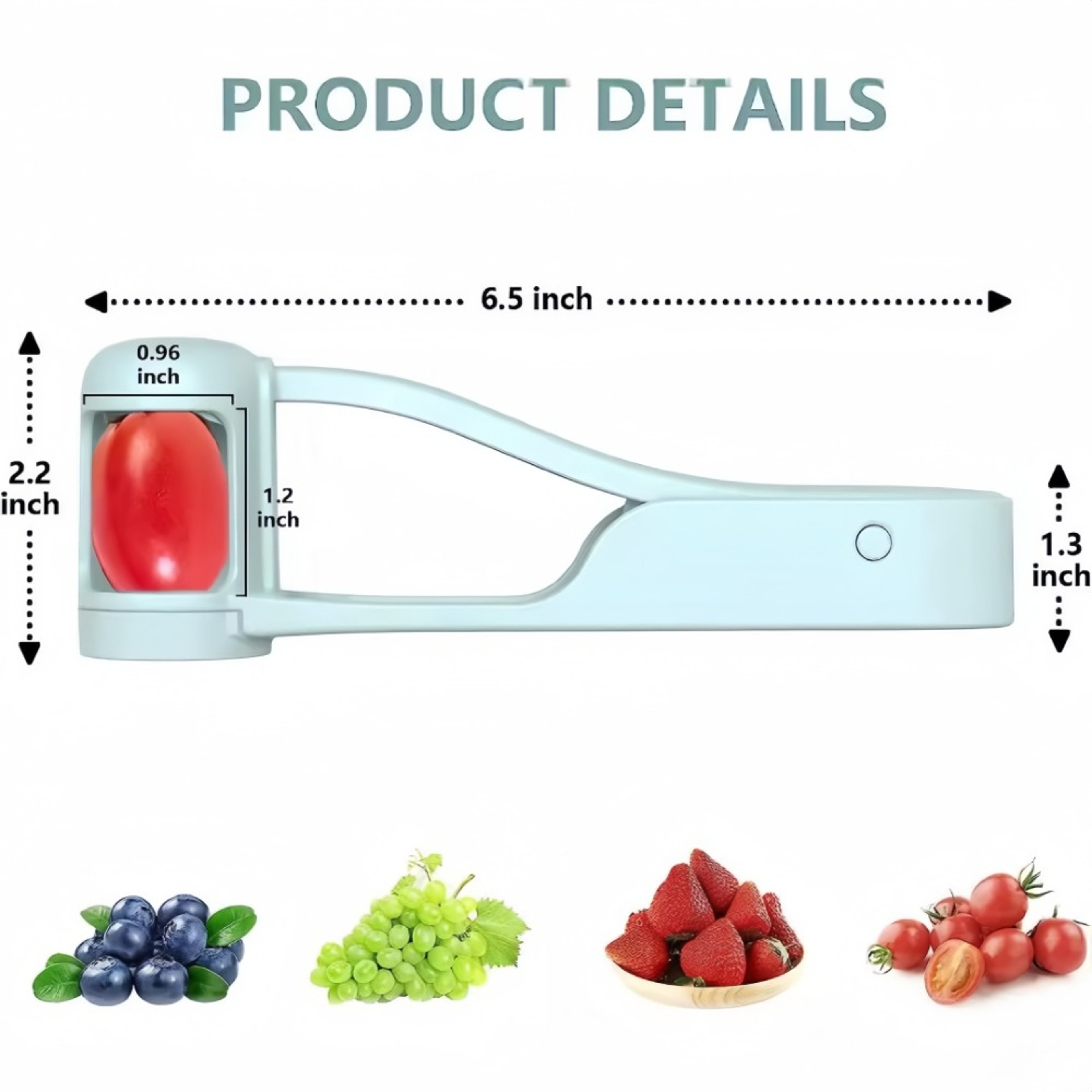 FreshSlice Pro Grape & Cherry Tomato Cutter for Quick Fruit Prep – view 2