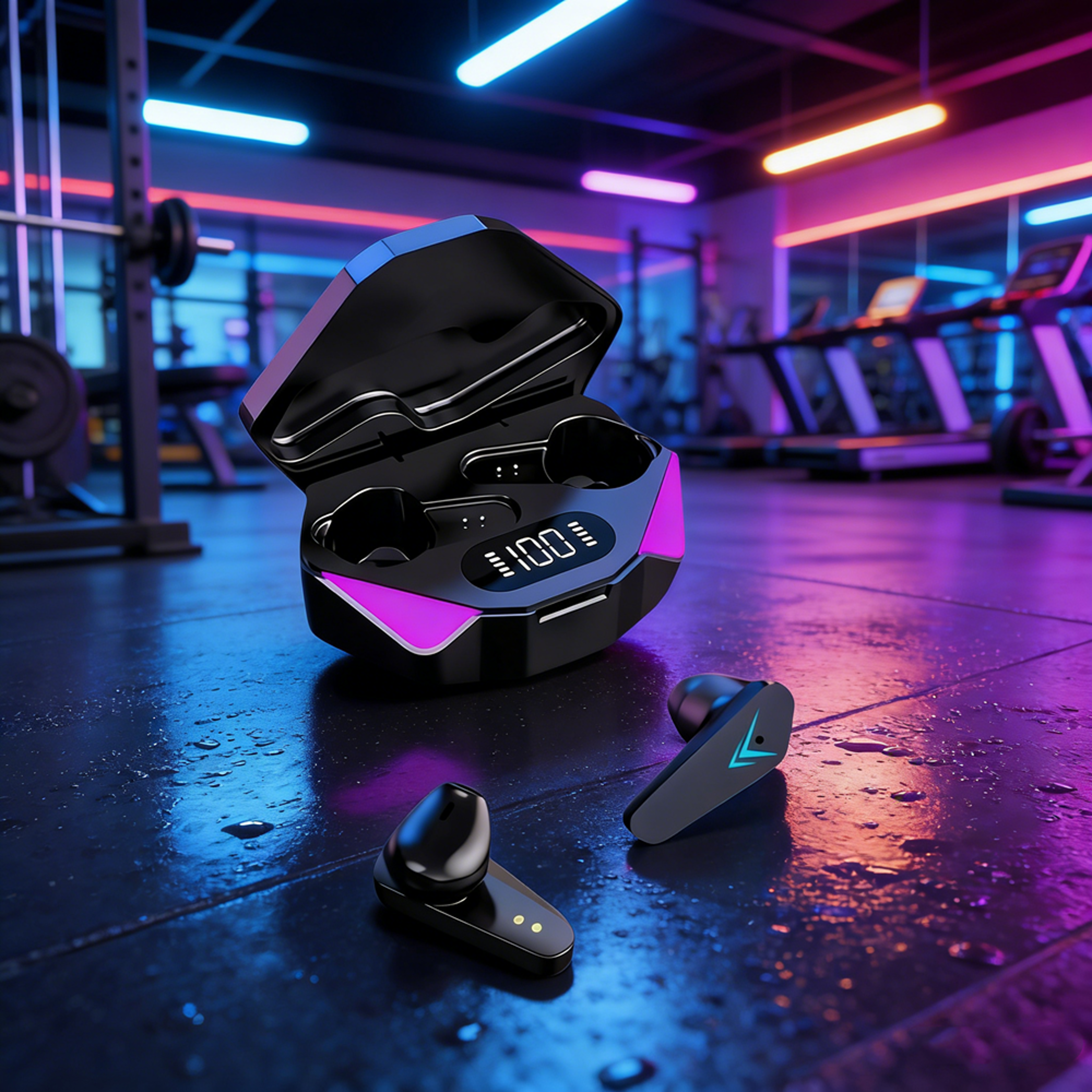 Stereo Gaming Earbuds Wireless Bluetooth Earphones With Deep Bass  Low Latency 0