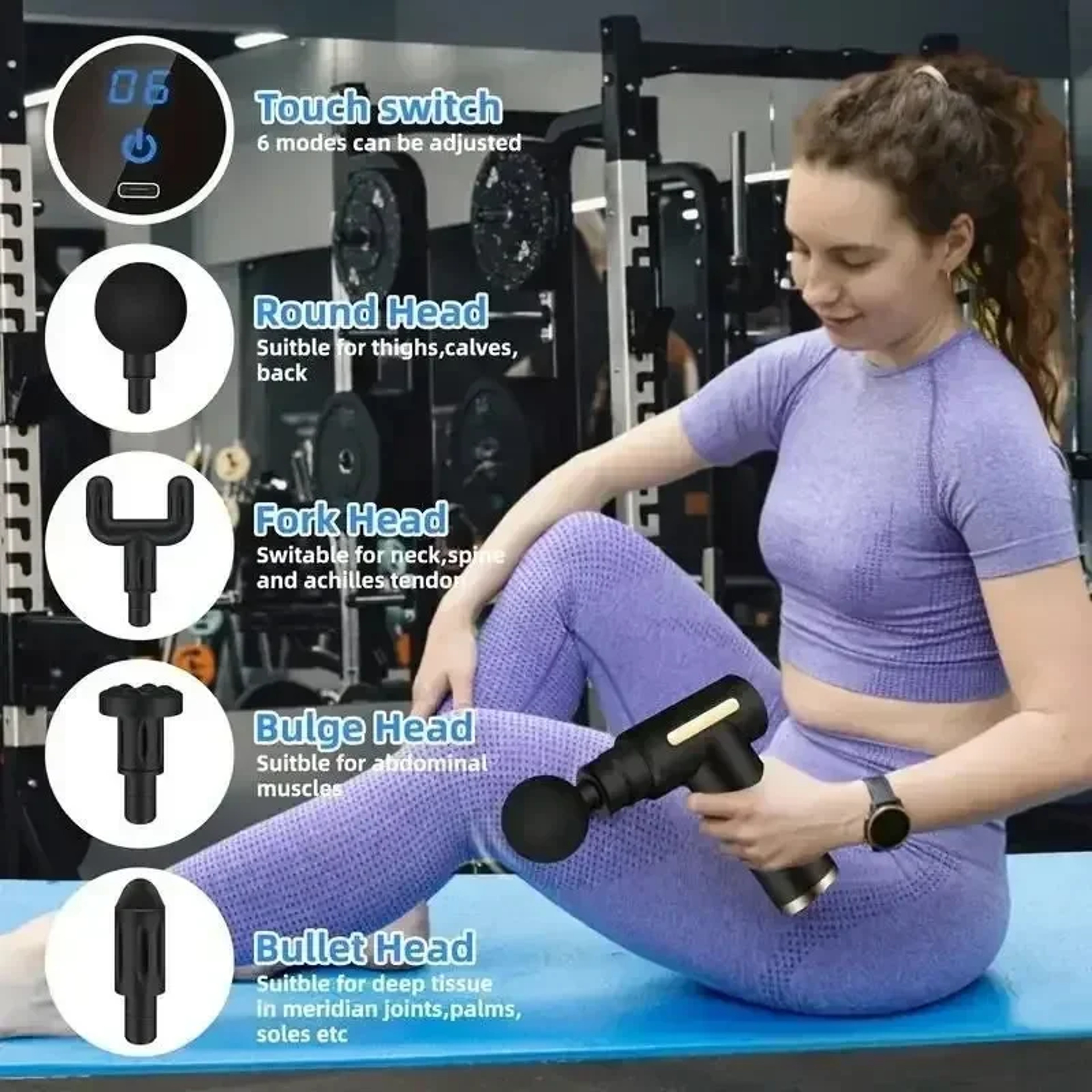 PocketPulse Mini Massage Gun for Deep Tissue Muscle Recovery – view 5