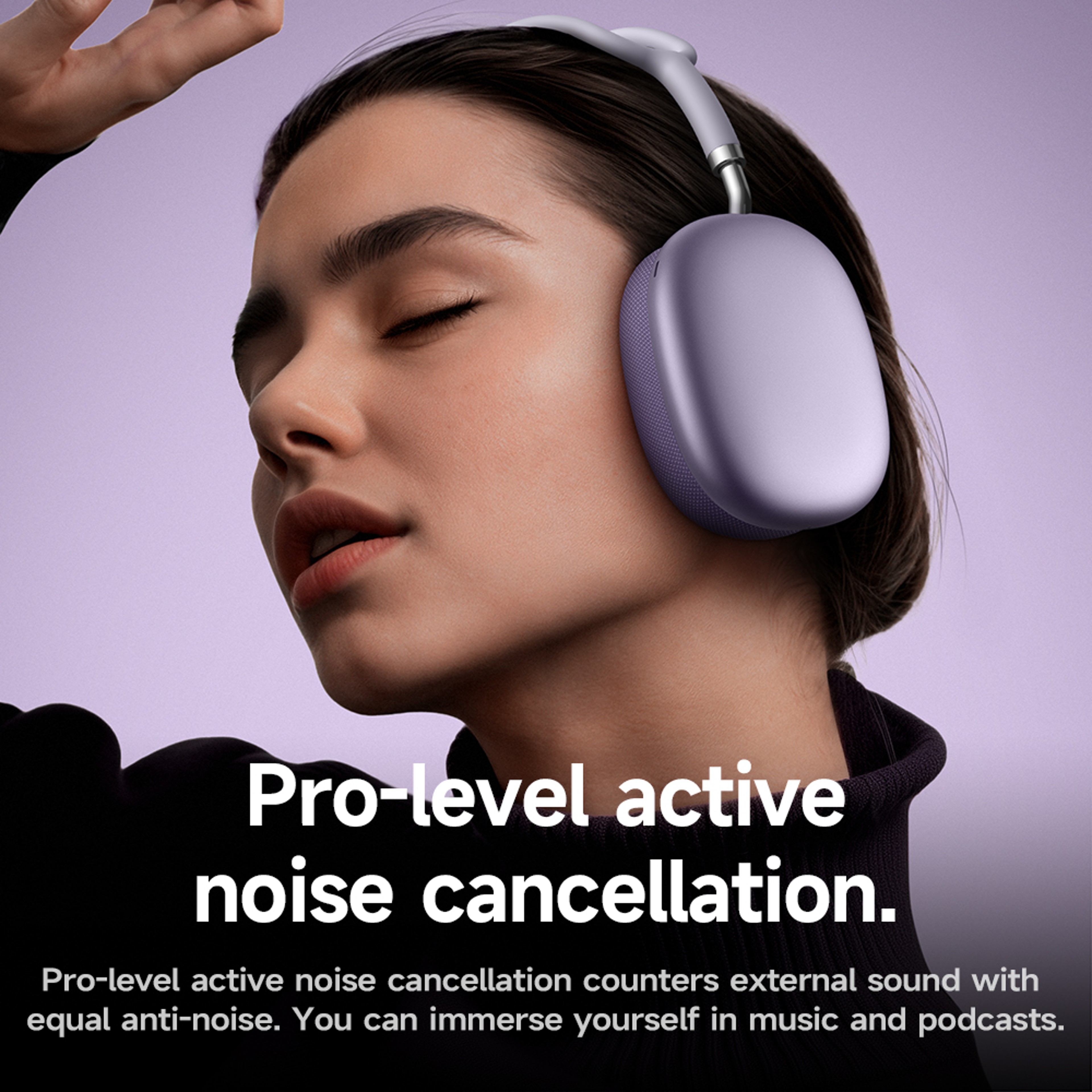 AuraSound Pro Bluetooth Headphones With Noise Reduction And HiFi Stereo Sound 0