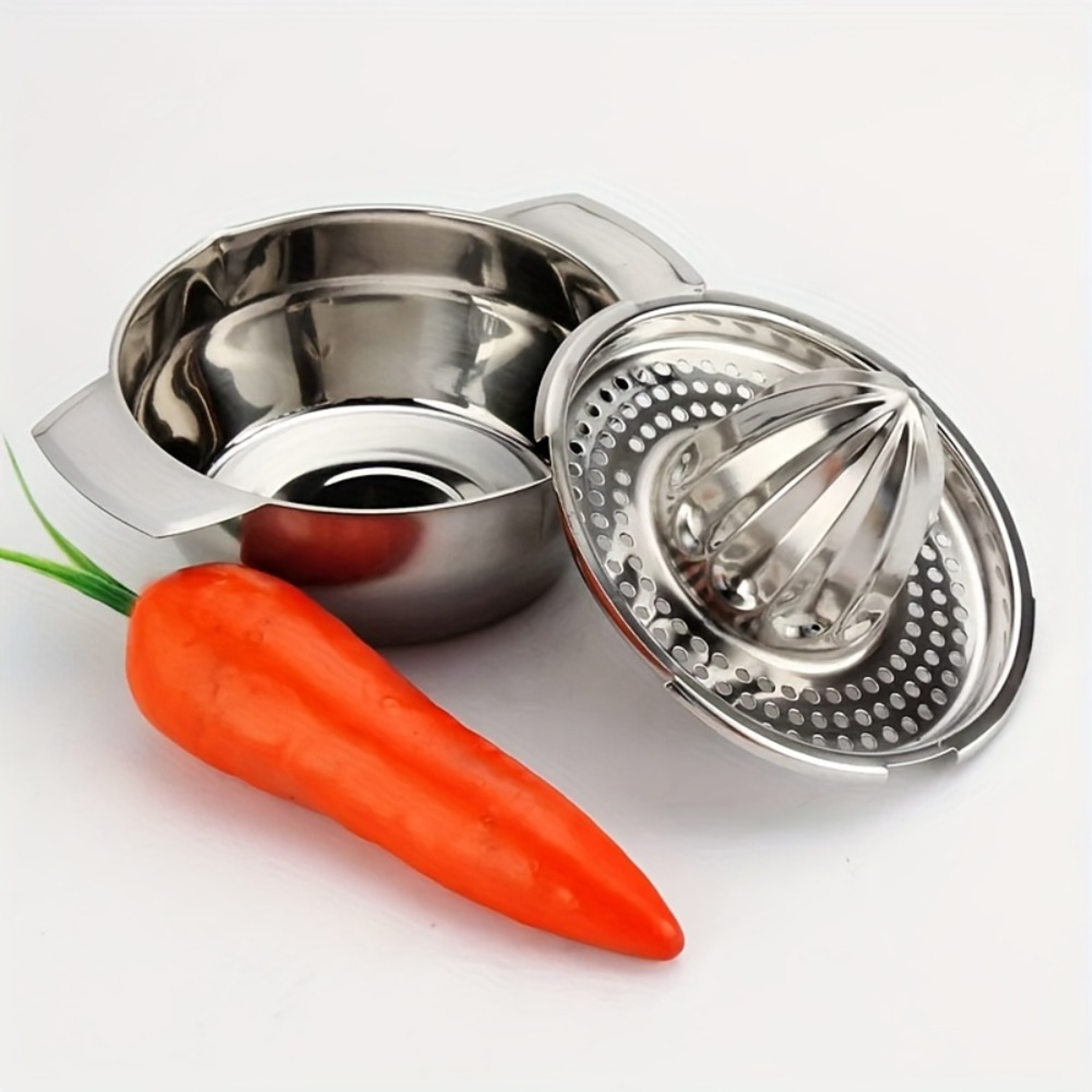 FreshPress Pro Manual Citrus Juicer Stainless Steel Heavy Duty Fruit Press – view 5