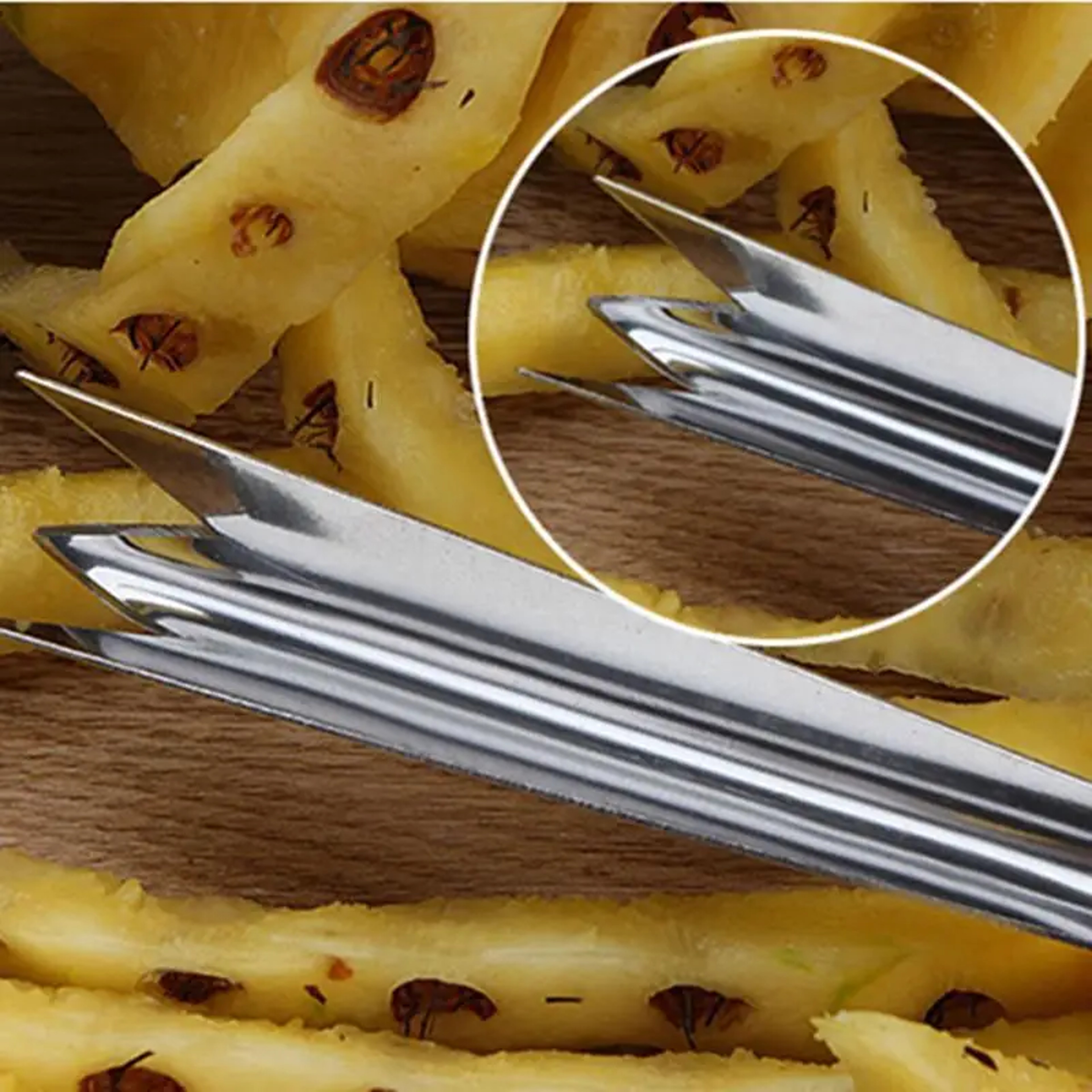 Stainless Steel Pineapple Peeler and Slicer Kitchen Tool – view 5