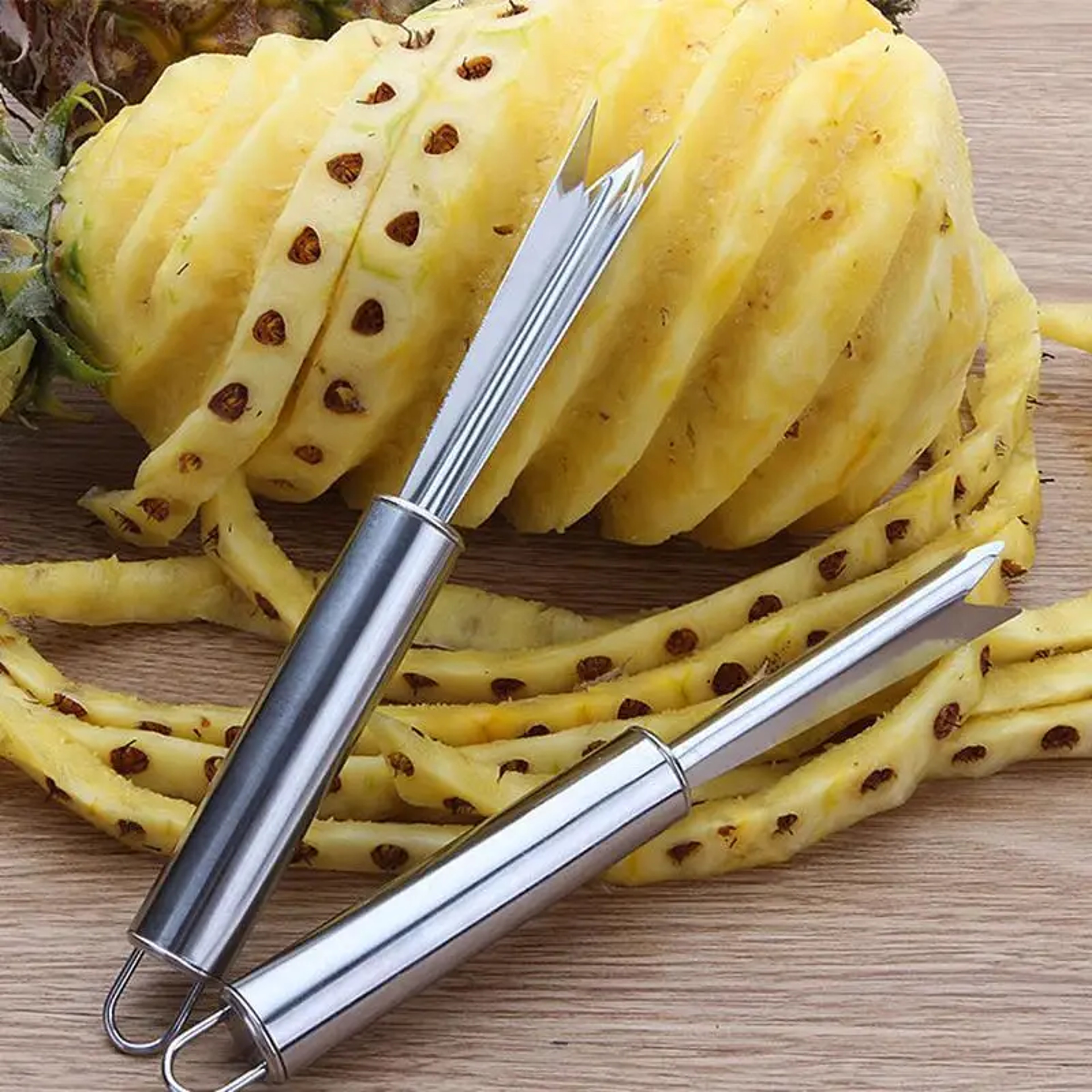 Stainless Steel Pineapple Peeler and Slicer Kitchen Tool – view 6