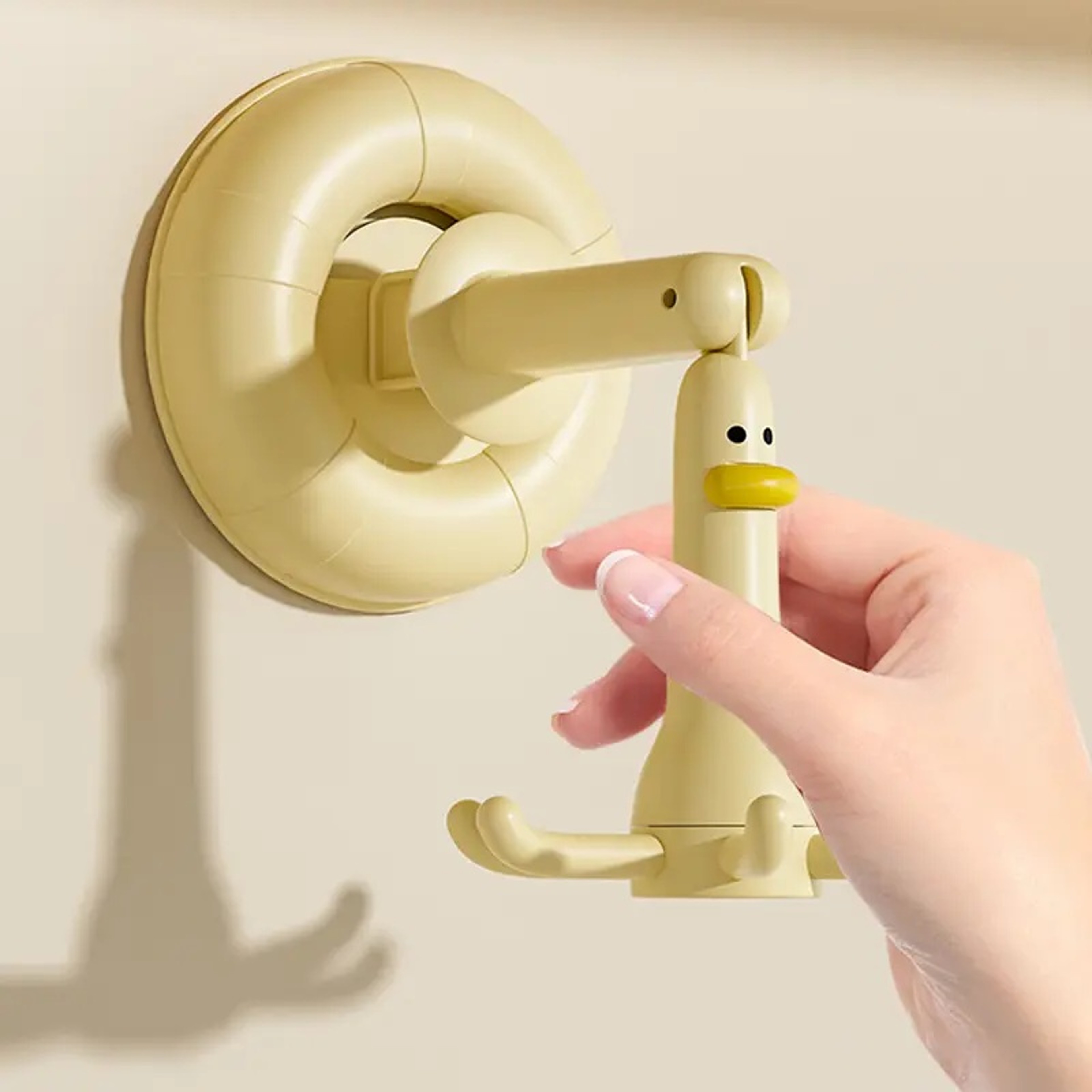 Adjustable Rotating Suction Cup Wall Hooks Organizer – view 1
