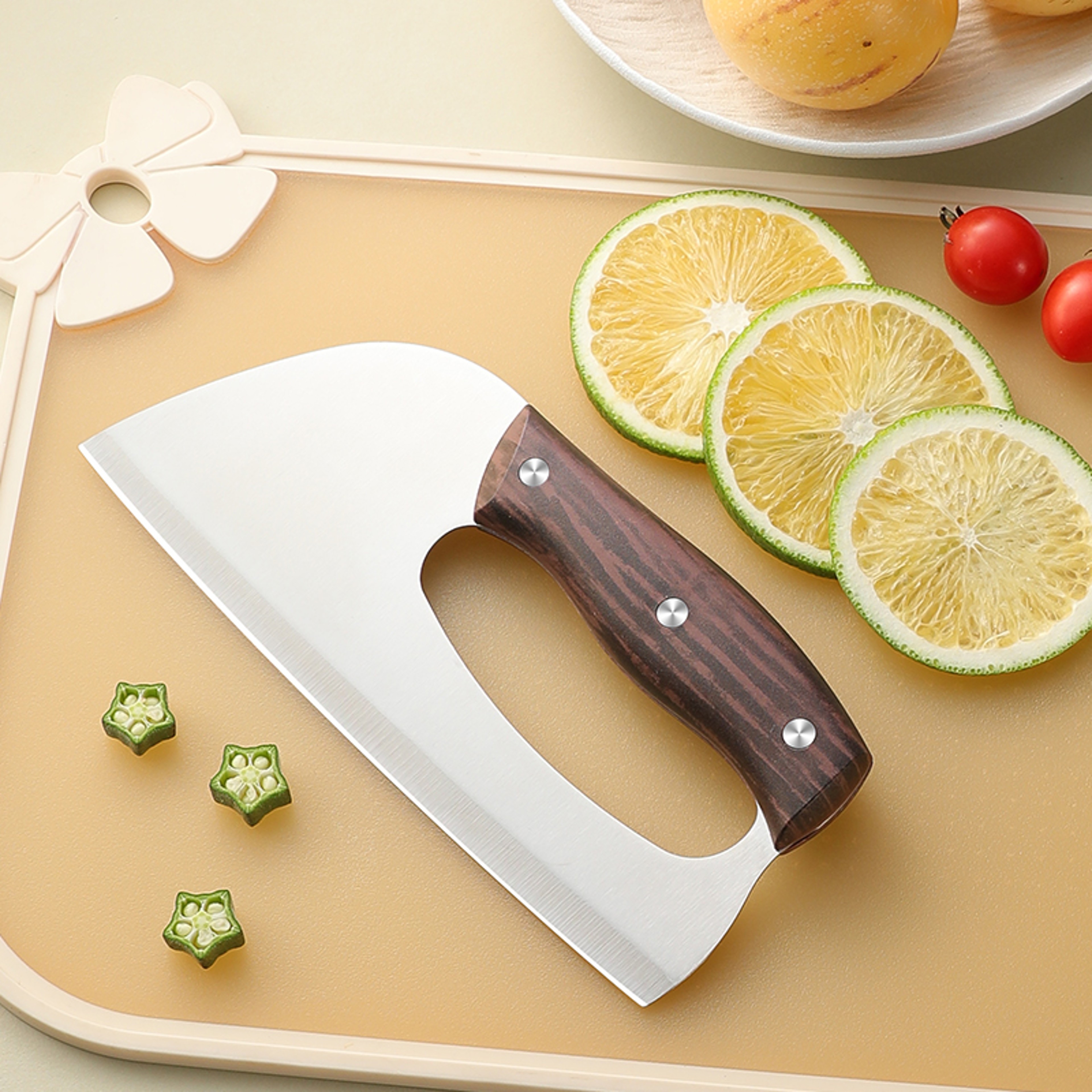 Forged Steel Chef Knife for Precision Slicing and Effortless Kitchen Cutting – view 2