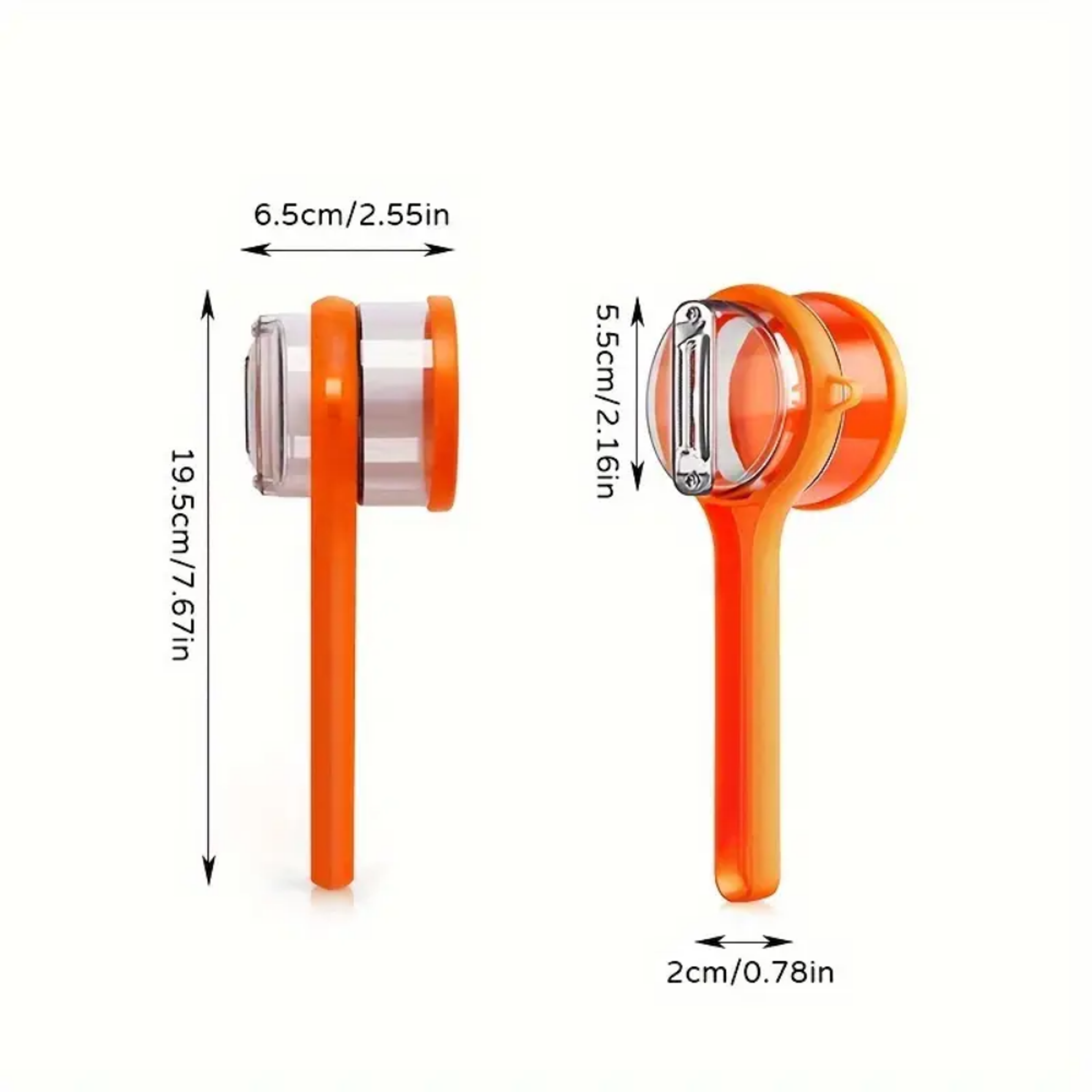 SmartStore Stainless Steel Vegetable Peeler with Built In Storage Box – view 2