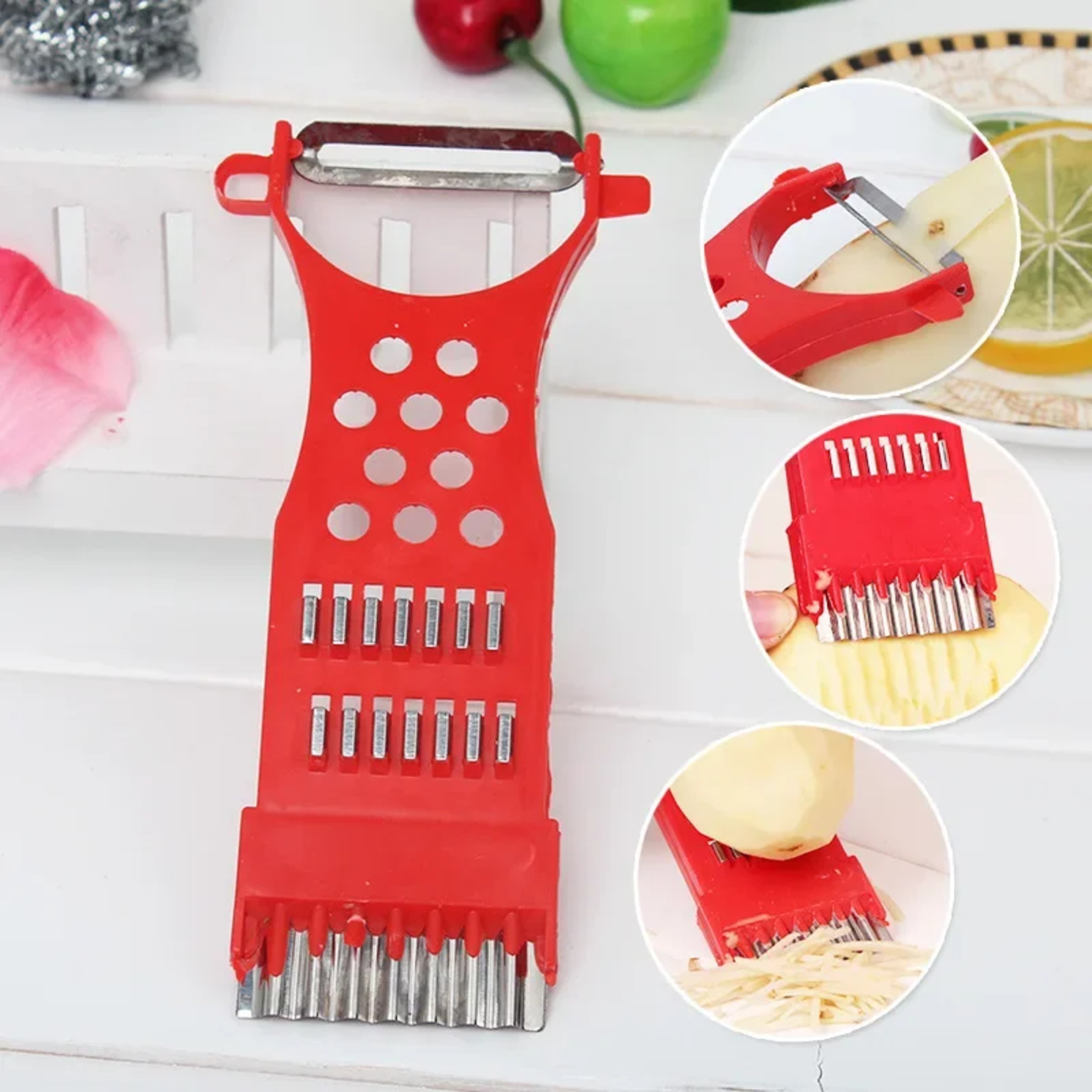 Multi Blade Vegetable Cutter and Julienne Peeler for Fast Kitchen Prep – view 2