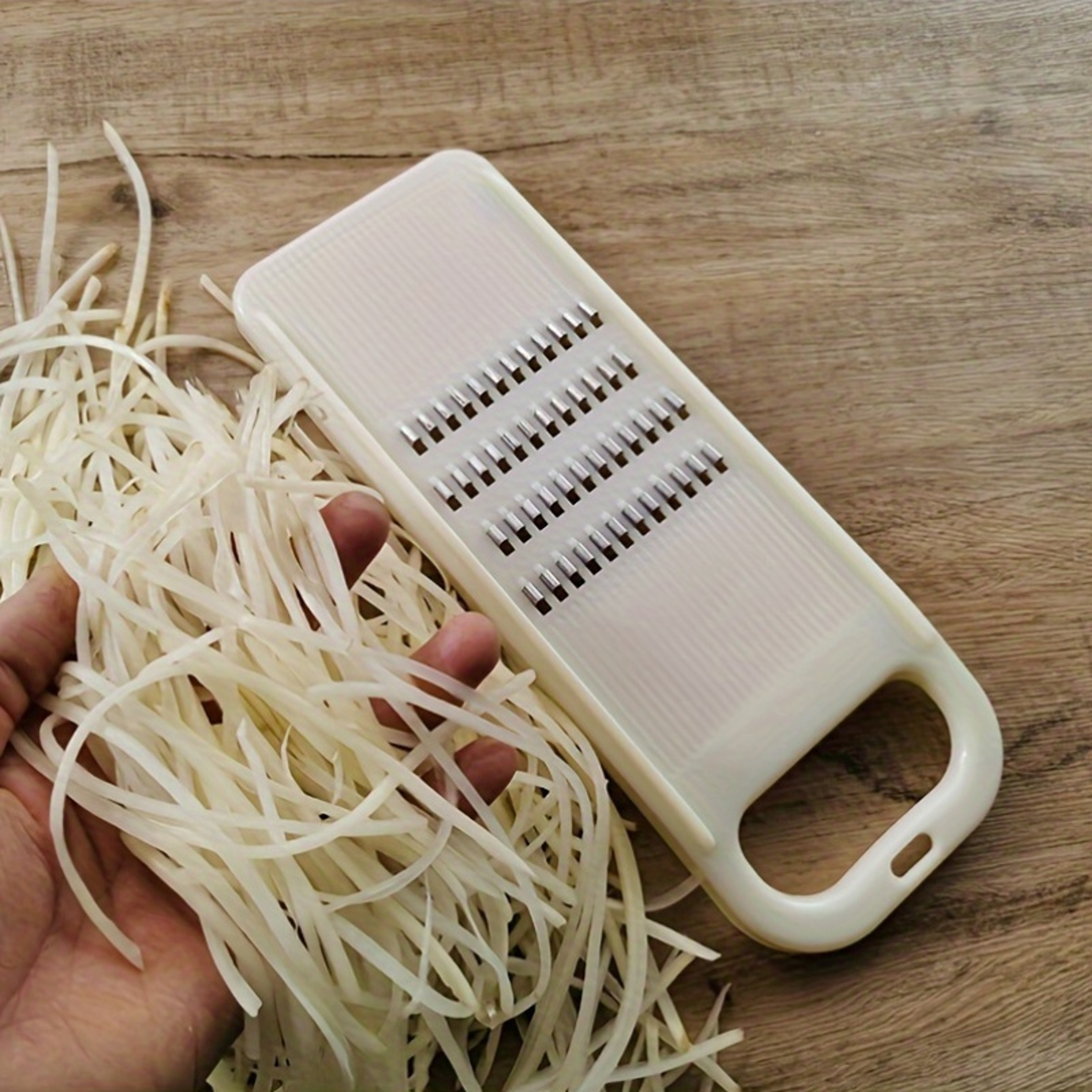 Multi Blade Vegetable Grater and Potato Slicer with Safety Guard – view 1