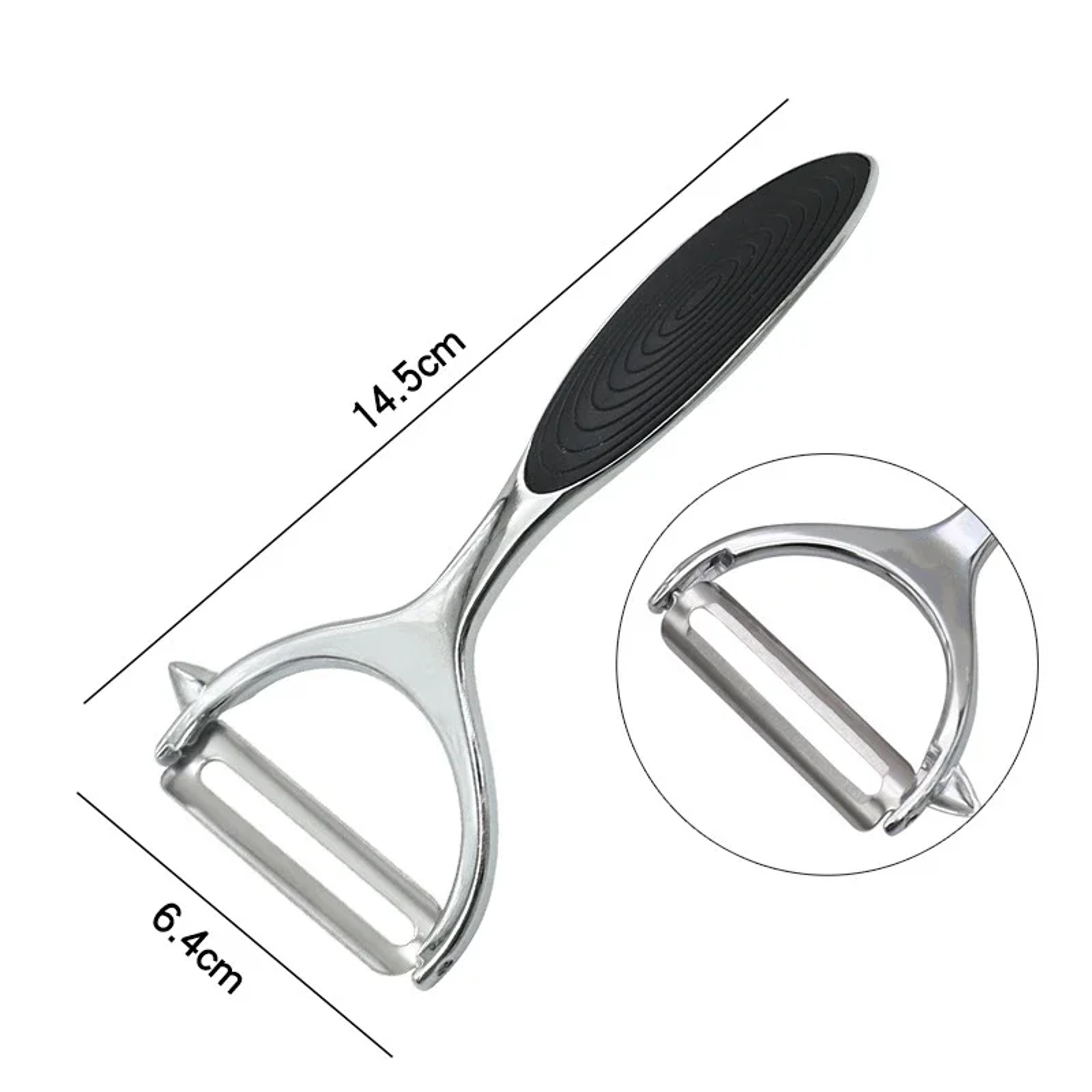 Multi Blade Stainless Steel Vegetable Peeler and Julienne Cutter – view 2