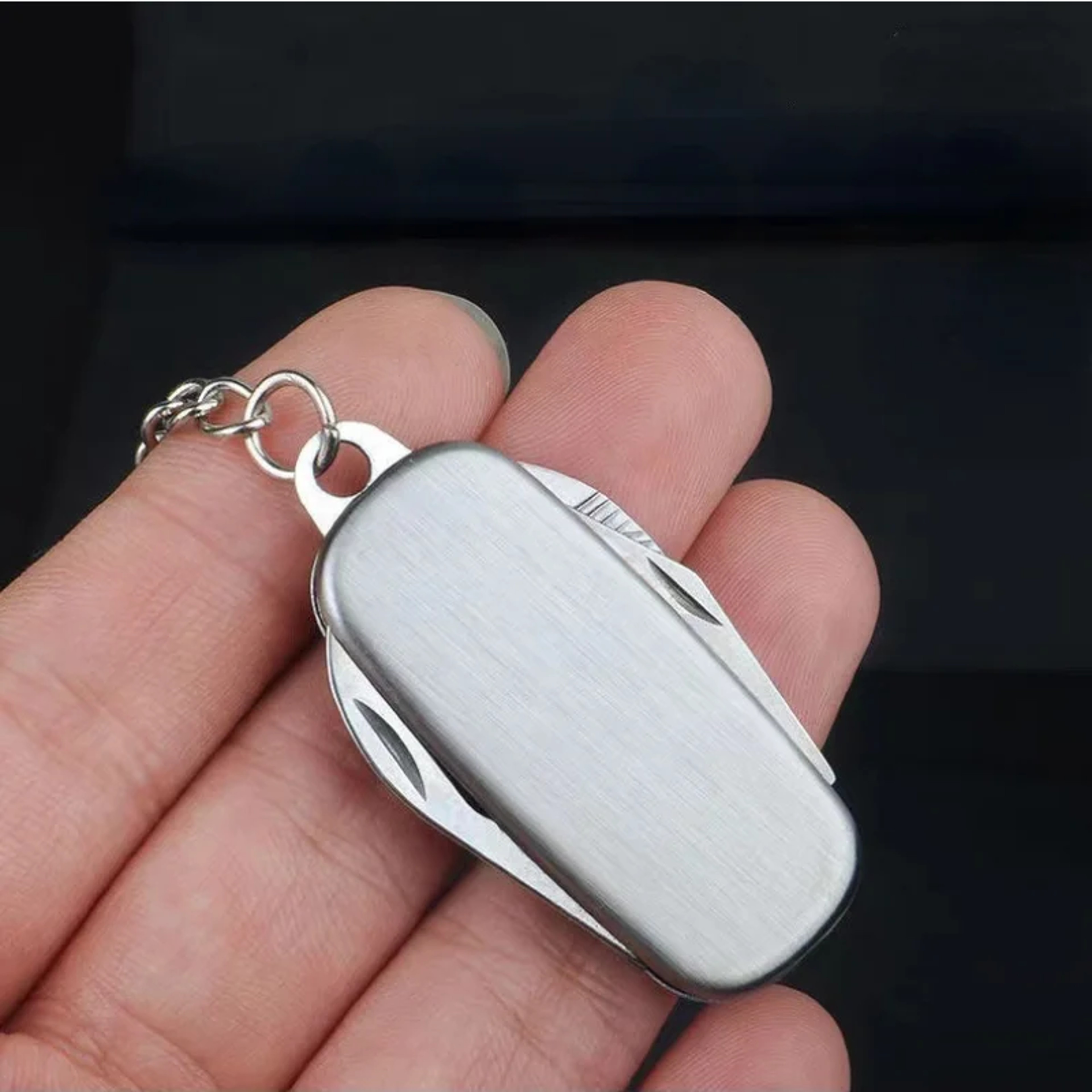 Multifunctional Mini Folding Knife with Bottle Opener – Camping & Survival Tool – view 1