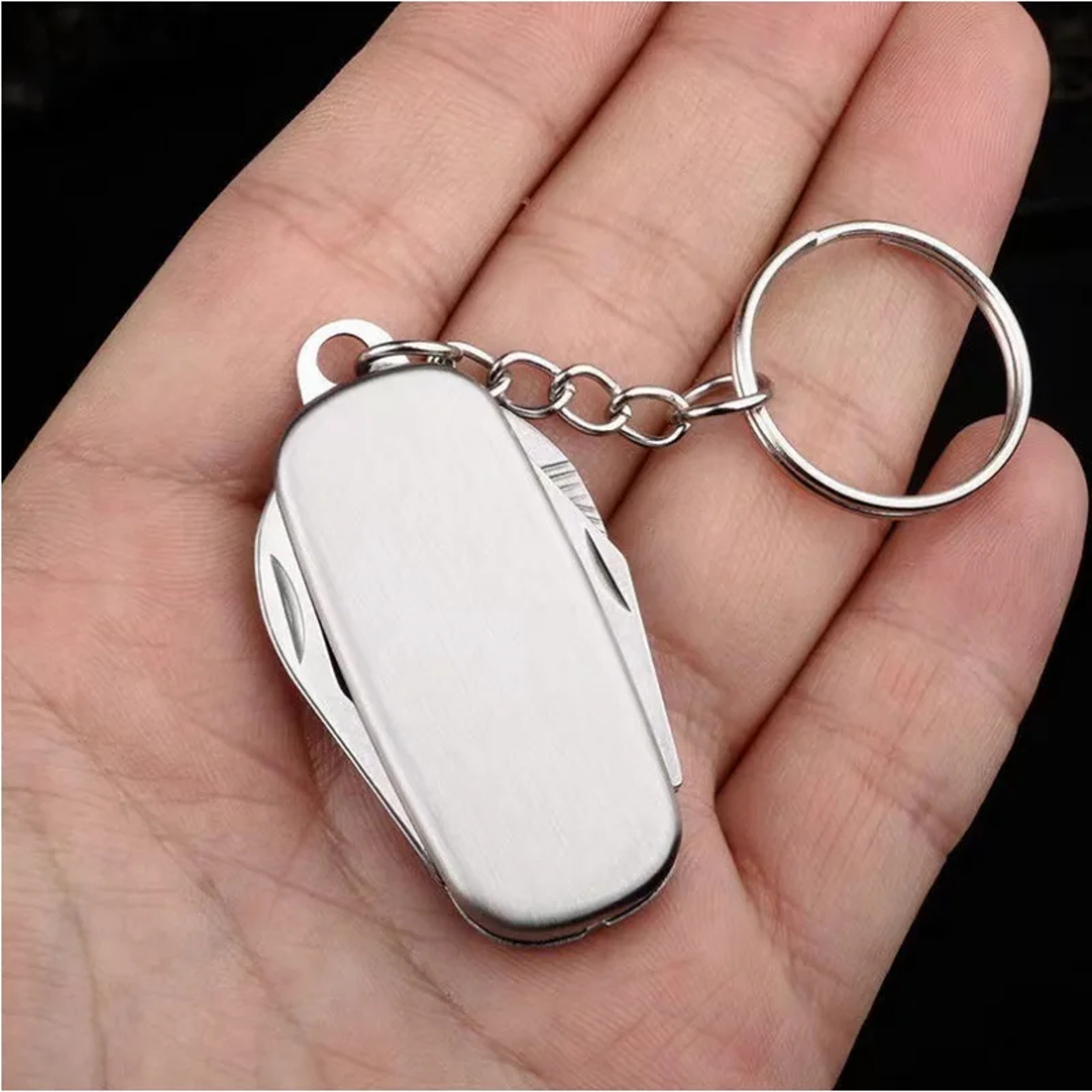 Multifunctional Mini Folding Knife with Bottle Opener – Camping & Survival Tool – view 4