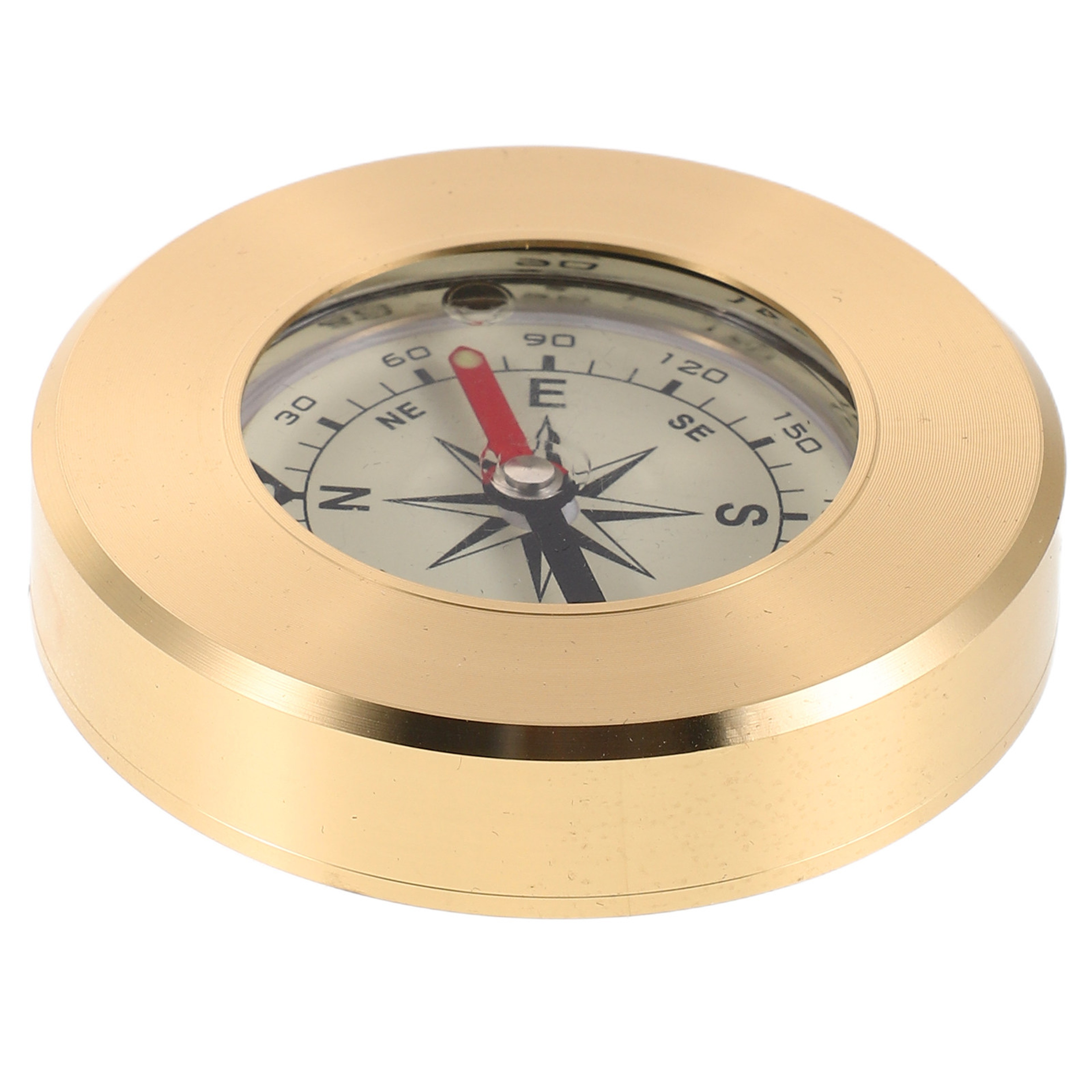 Portable Copper Hiking Compass  Camping  Marine Navigation Tool 3