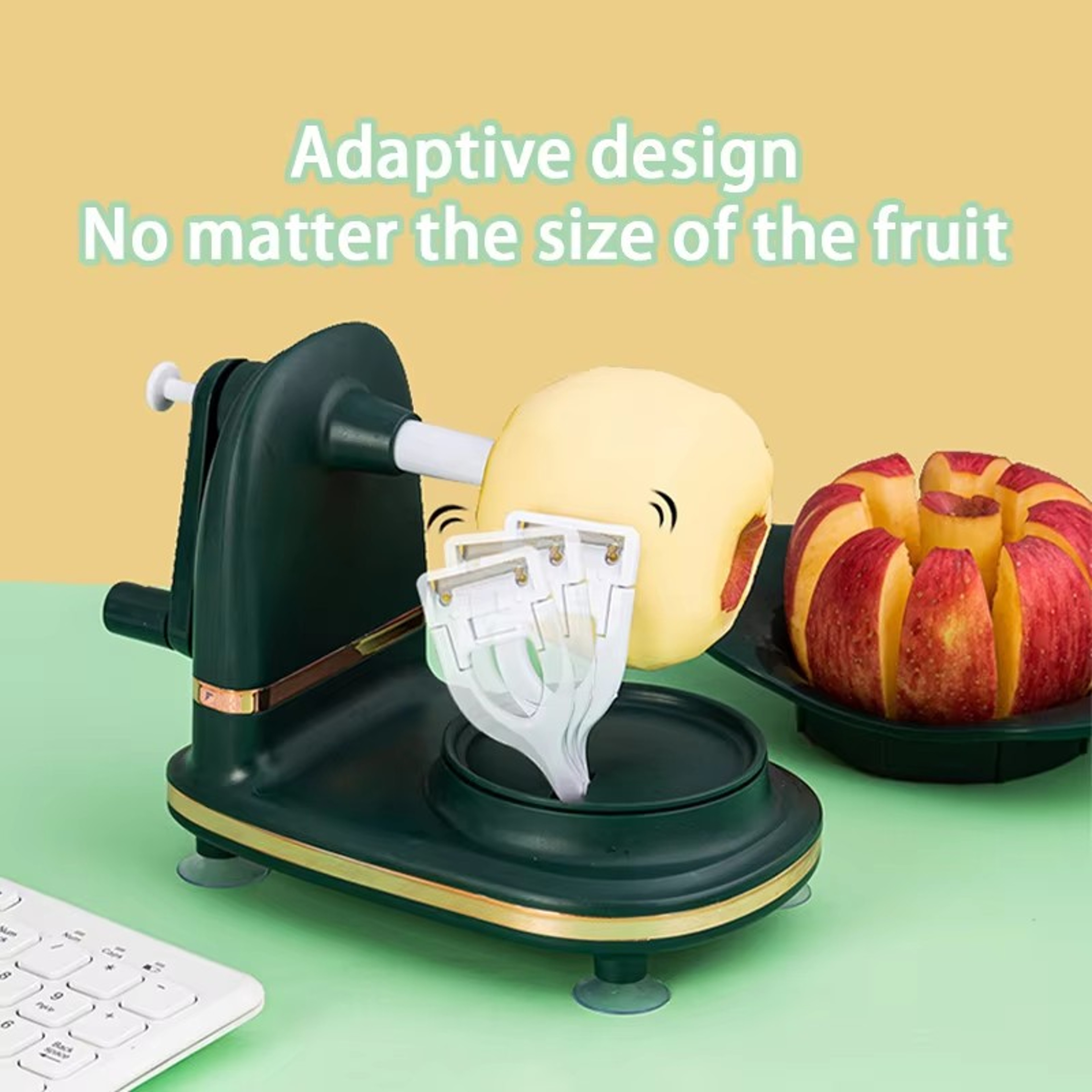 Manual Apple  Potato Peeler With Stainless Steel Blades  Multifunctional Kitchen Gadget 2