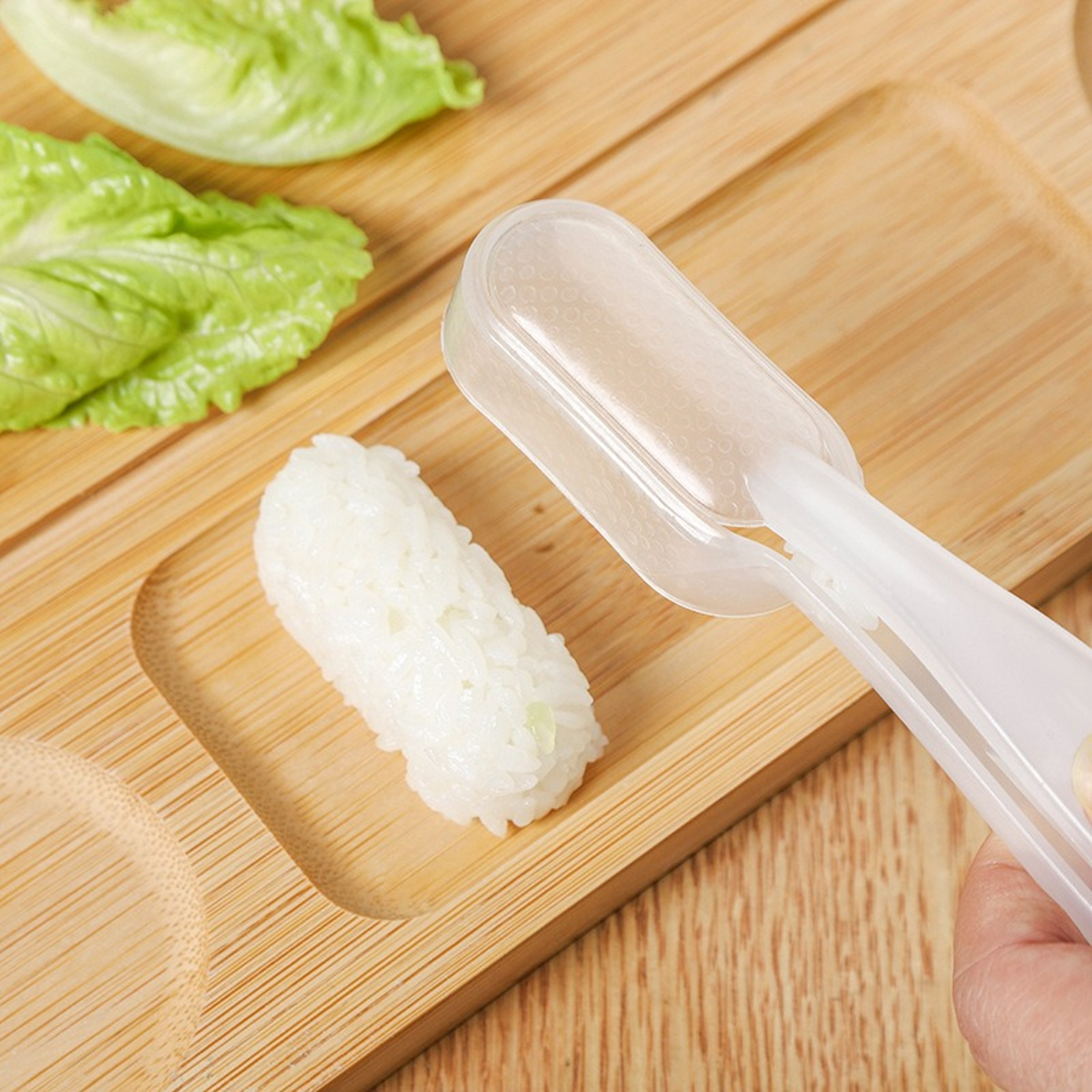 EasyRoll Sushi & Onigiri Maker Set with Sushi Mold and Rice Ball Shaper – view 3