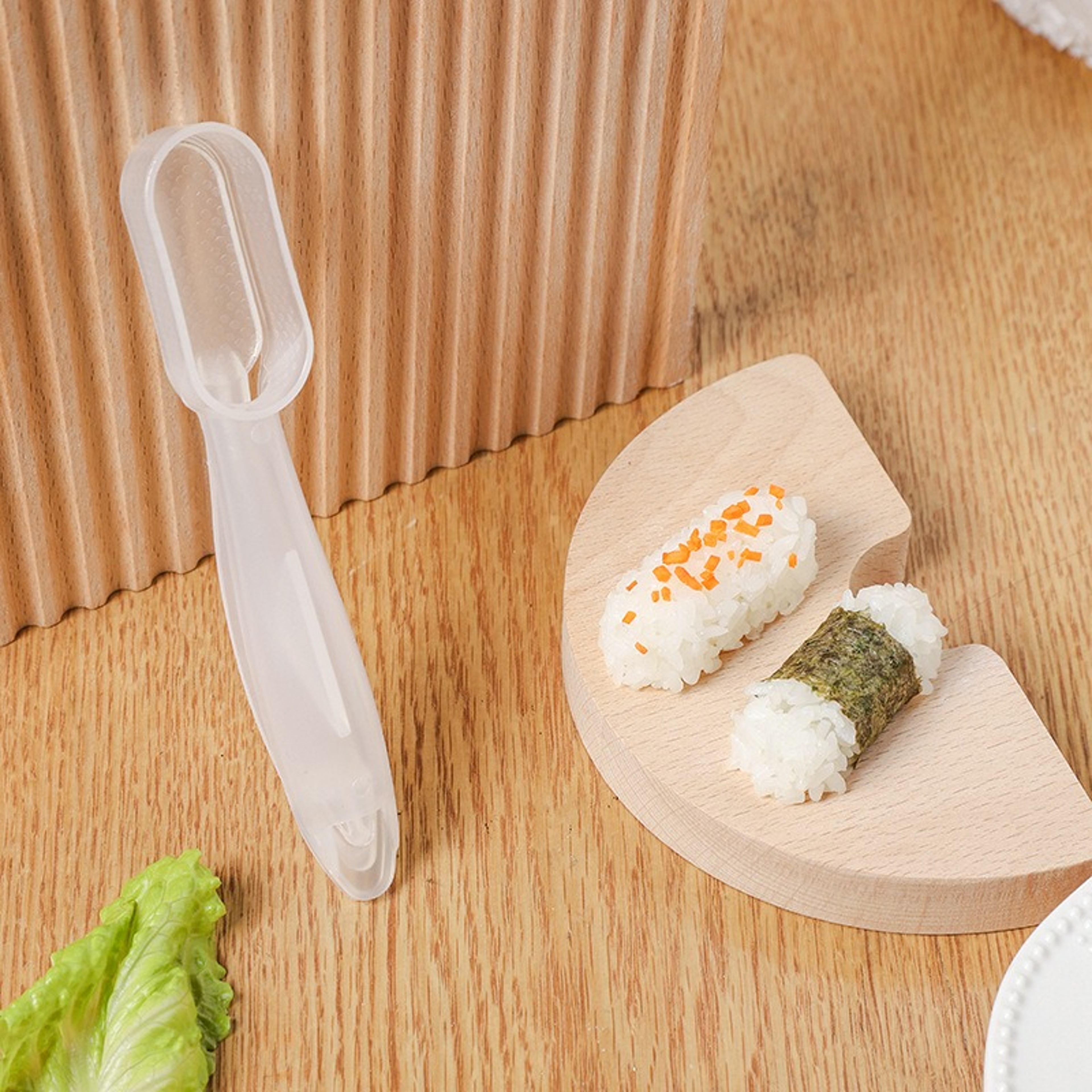 EasyRoll Sushi & Onigiri Maker Set with Sushi Mold and Rice Ball Shaper – view 4