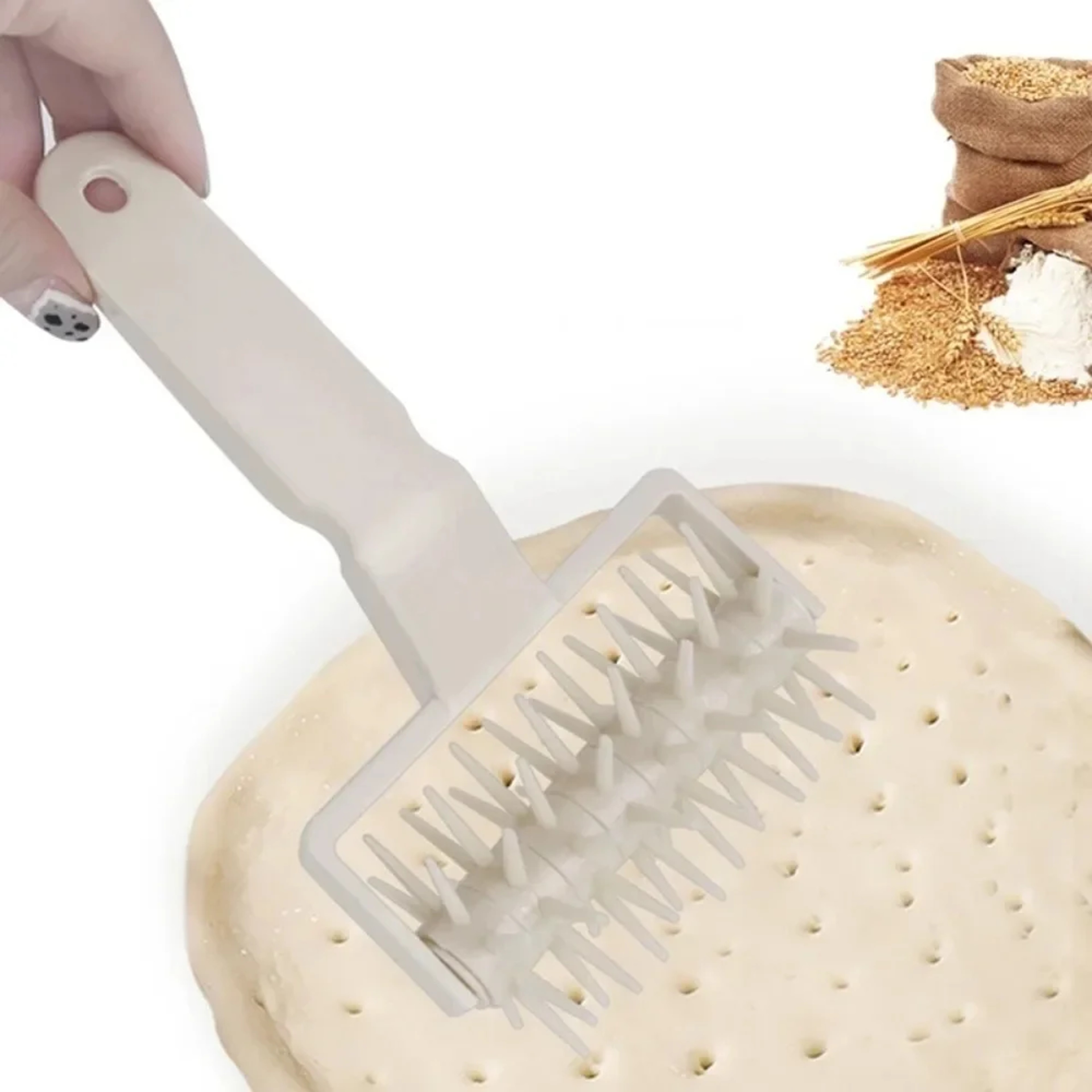 Pro Pizza Dough Docker Roller for Perfect Crispy Crusts – view 1