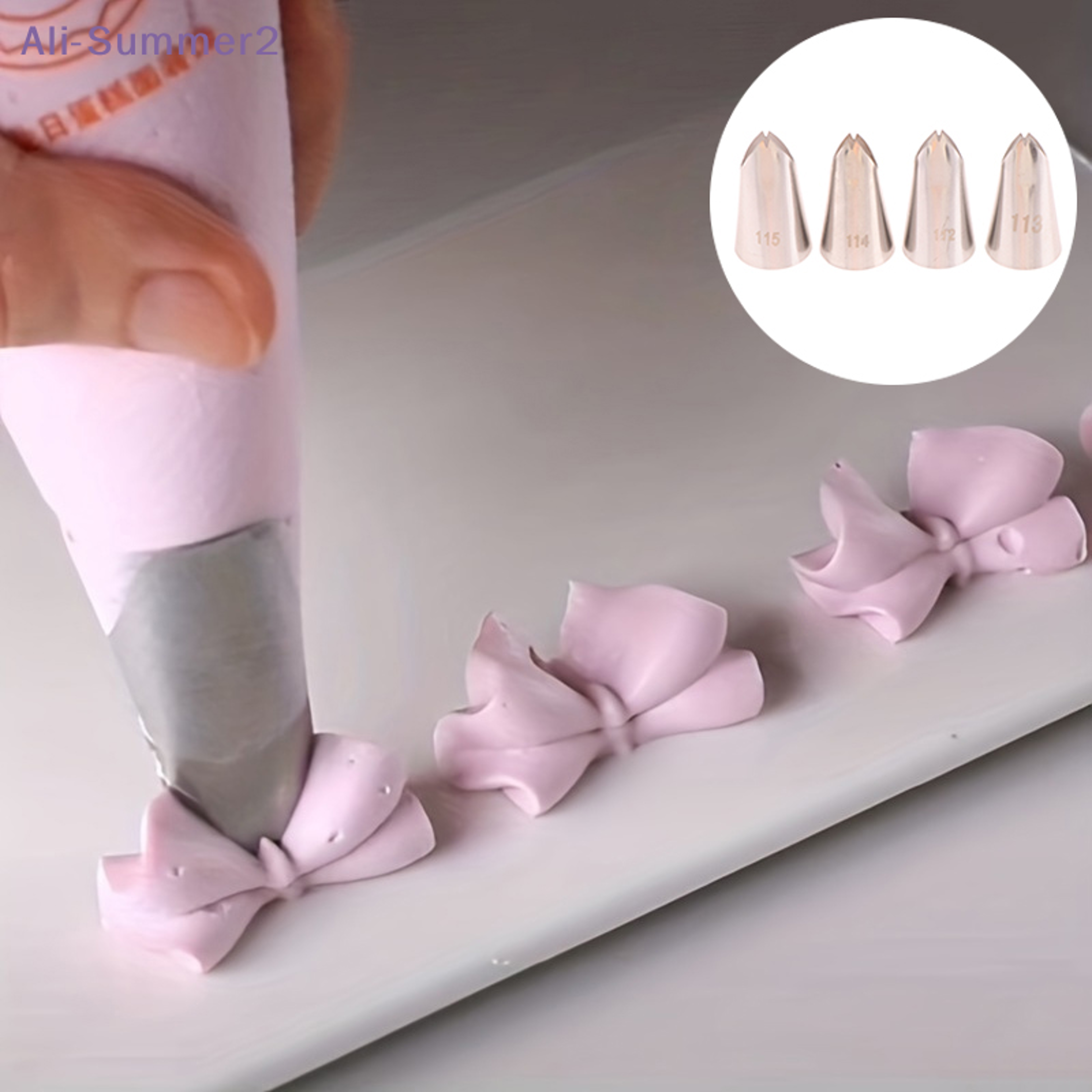 Leaf Piping Tips Set for Cake Decorating and Buttercream Flower Designs – view 1