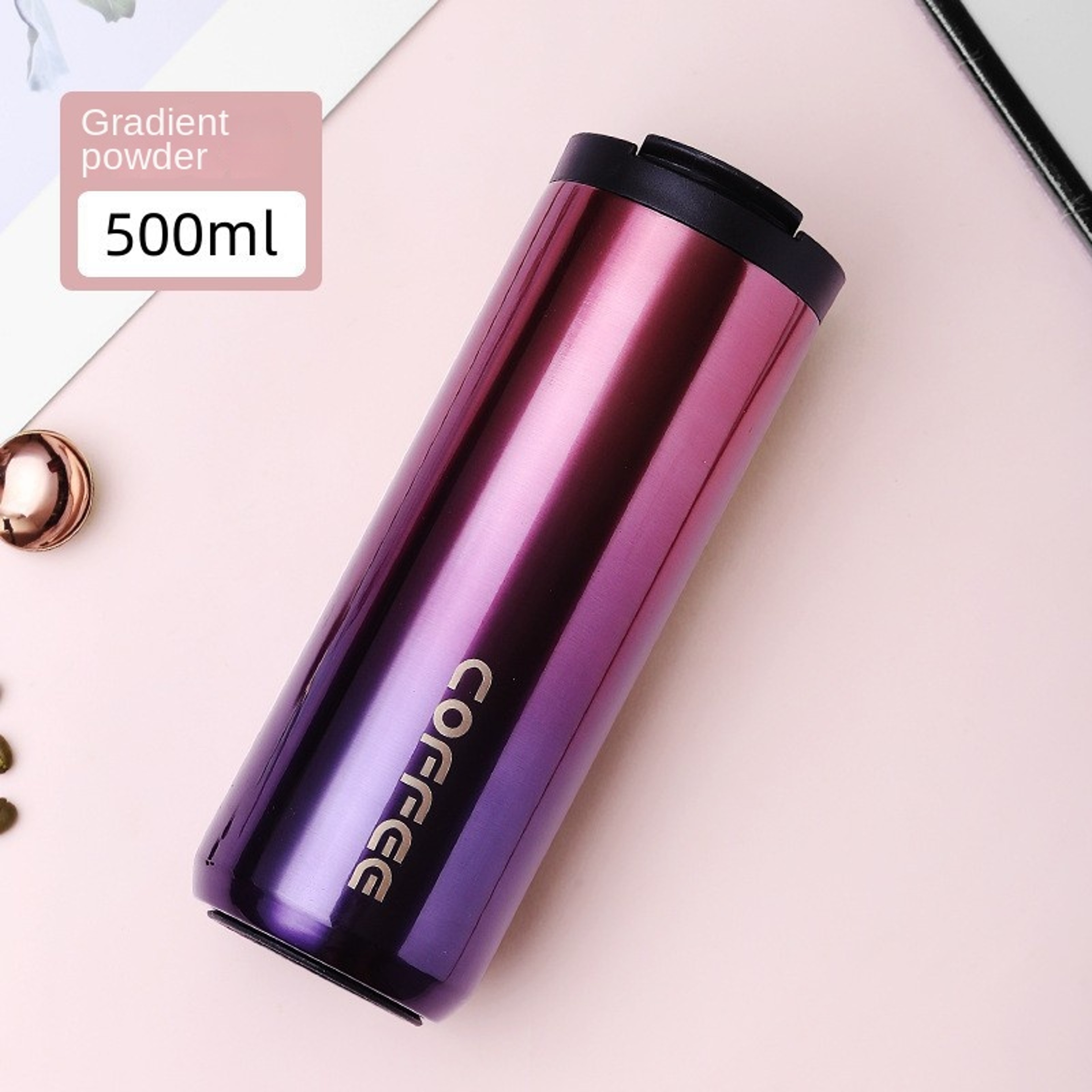 NordicGrip Travel Coffee Mug 500ML Leakproof Stainless Steel Thermos Cup – view 7