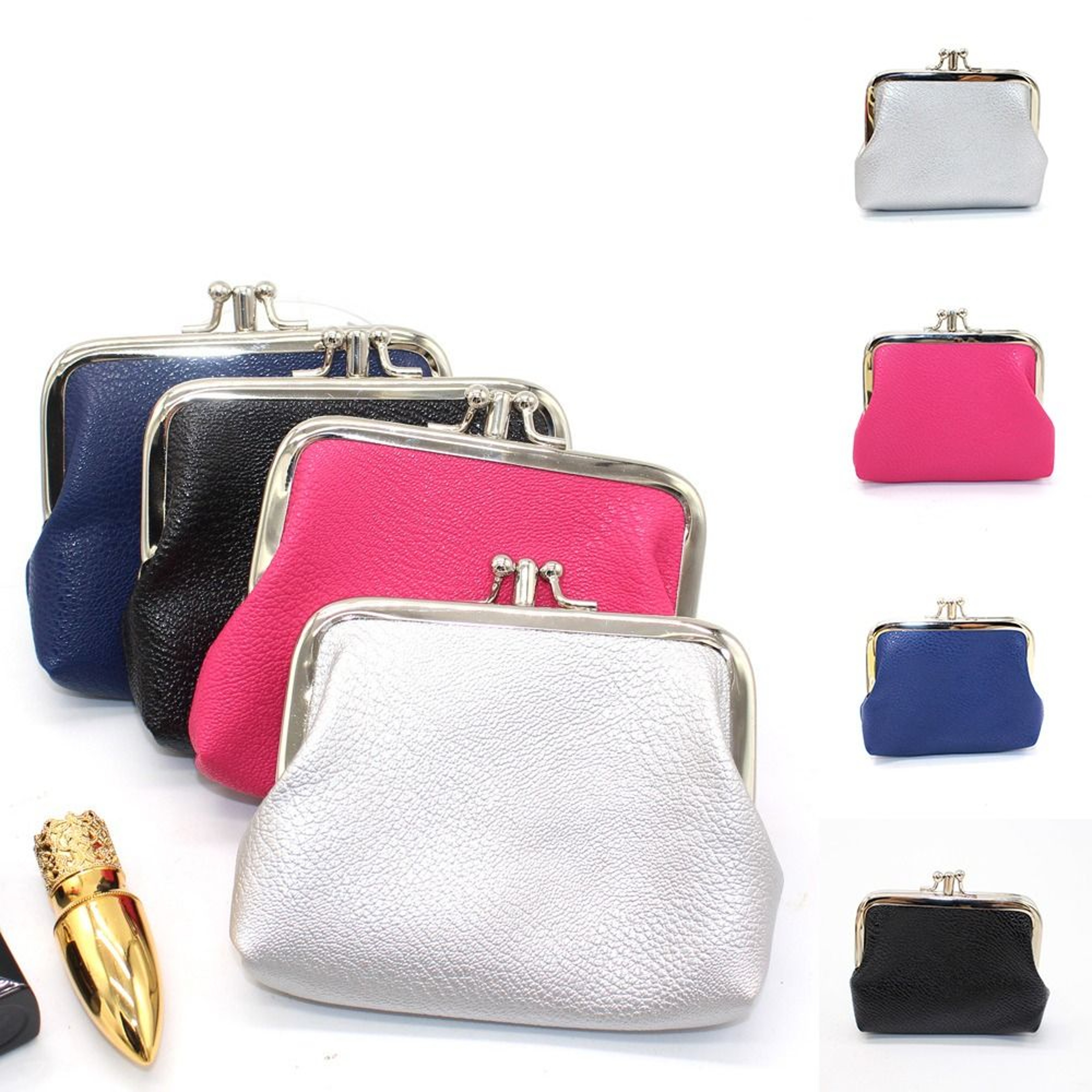 Korean Style Coin Purse Wallet With Double Layer Card Holder For Travel  Everyday Use 2