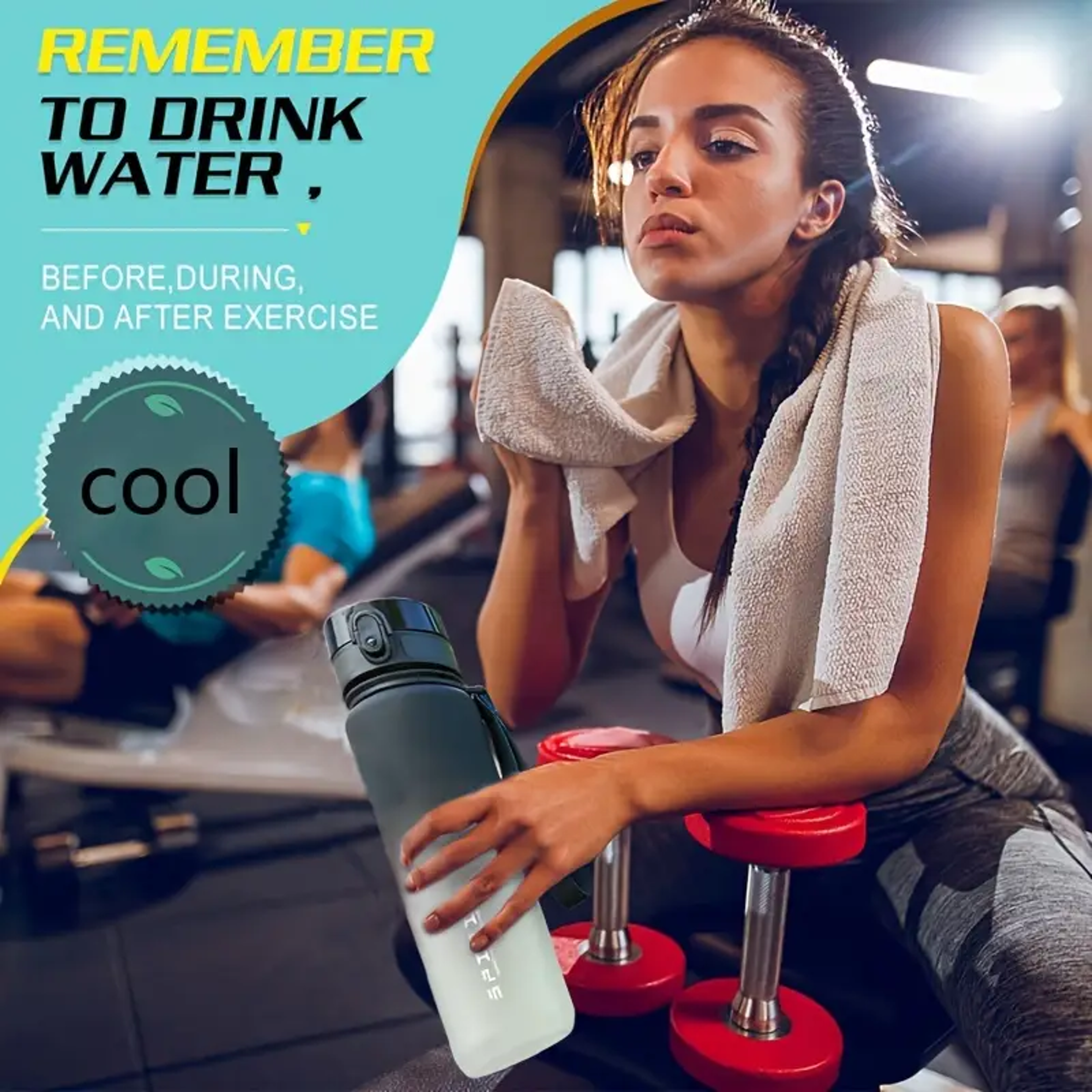 HydraTrail Sports Water Bottle for Gym, Cycling & Outdoor Adventures – view 2