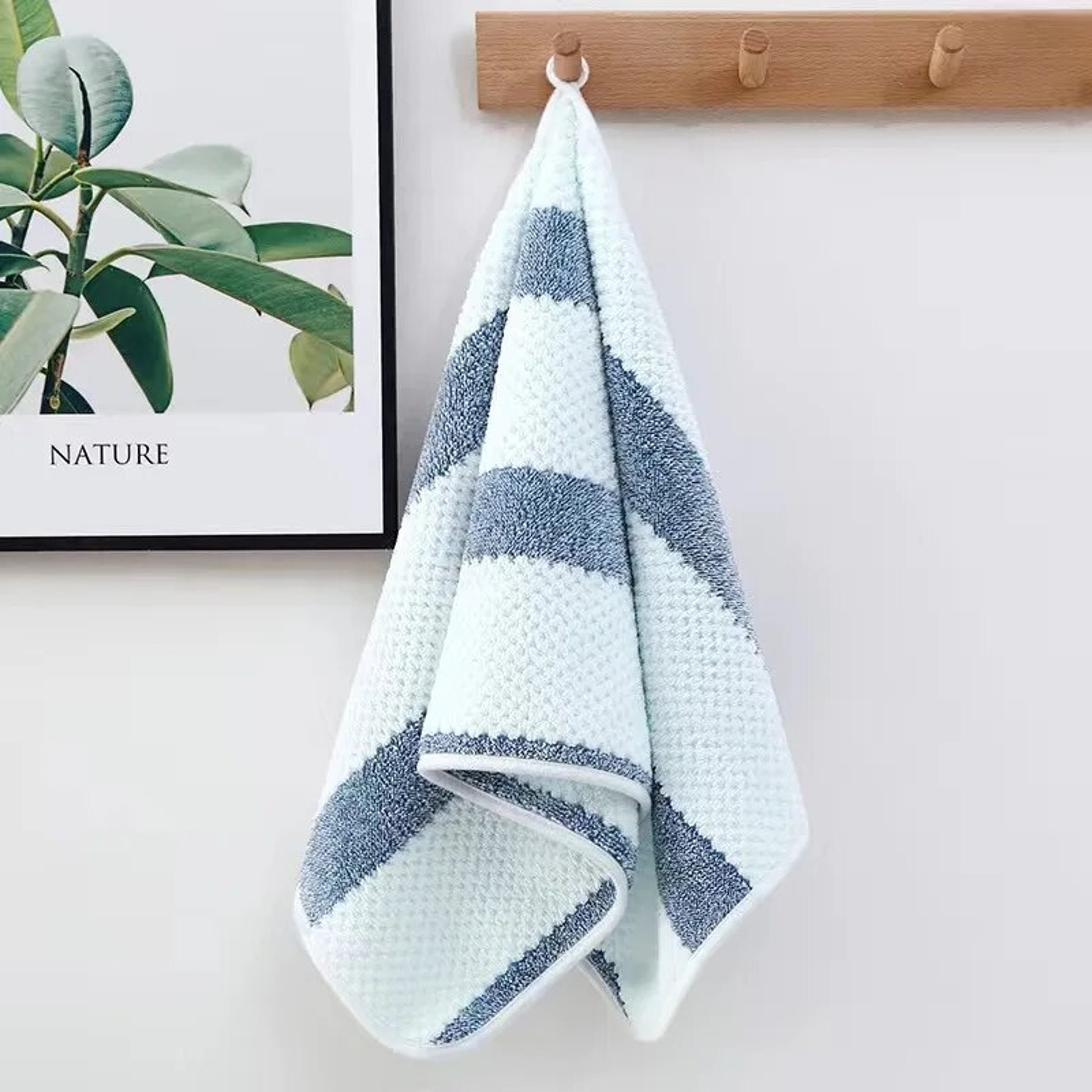 Luxury Soft Cotton Bath Towel Set For Bathroom And Travel 2