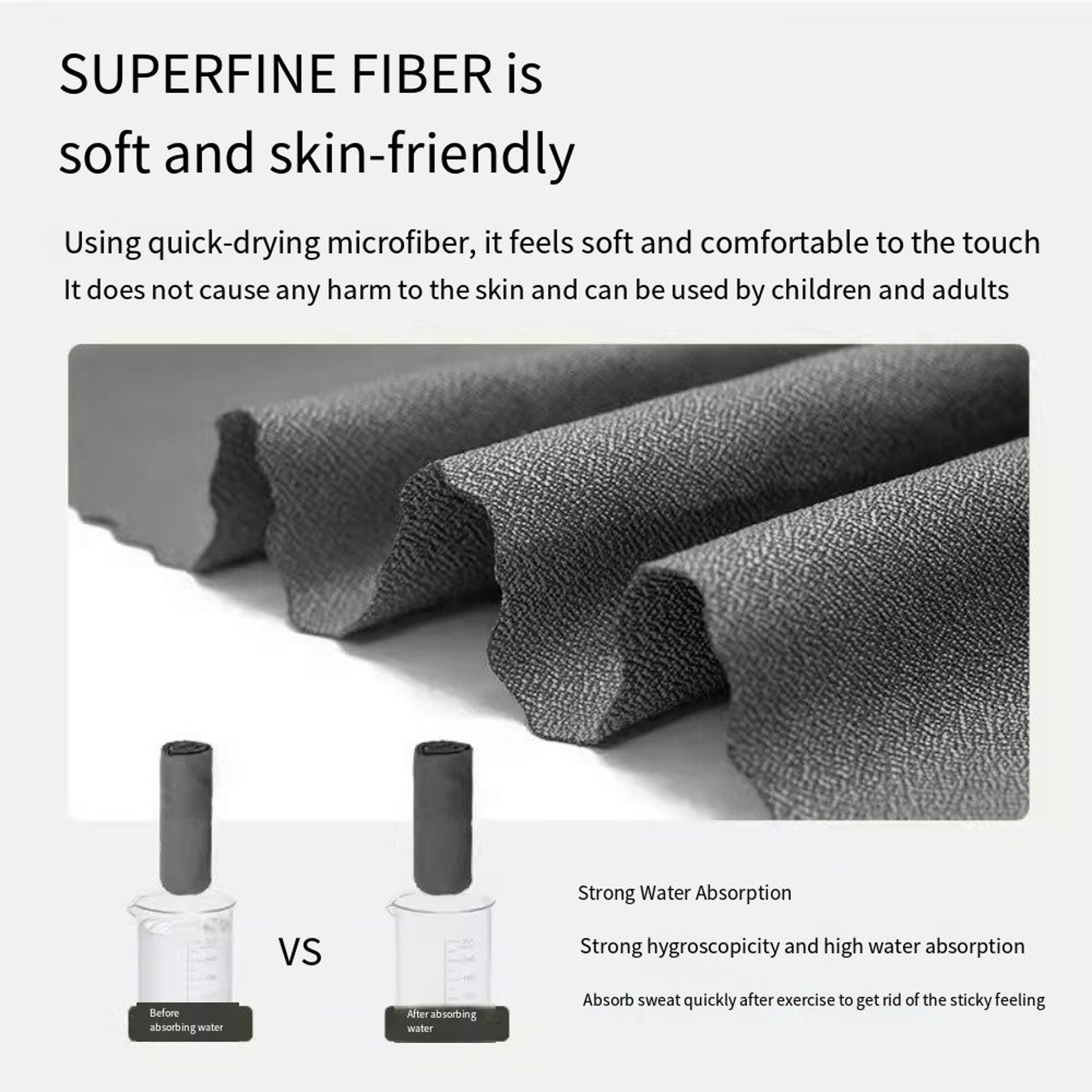 Arctic Chill Cooling Towel with Portable Case for Gym, Running & Outdoor Sports – view 2