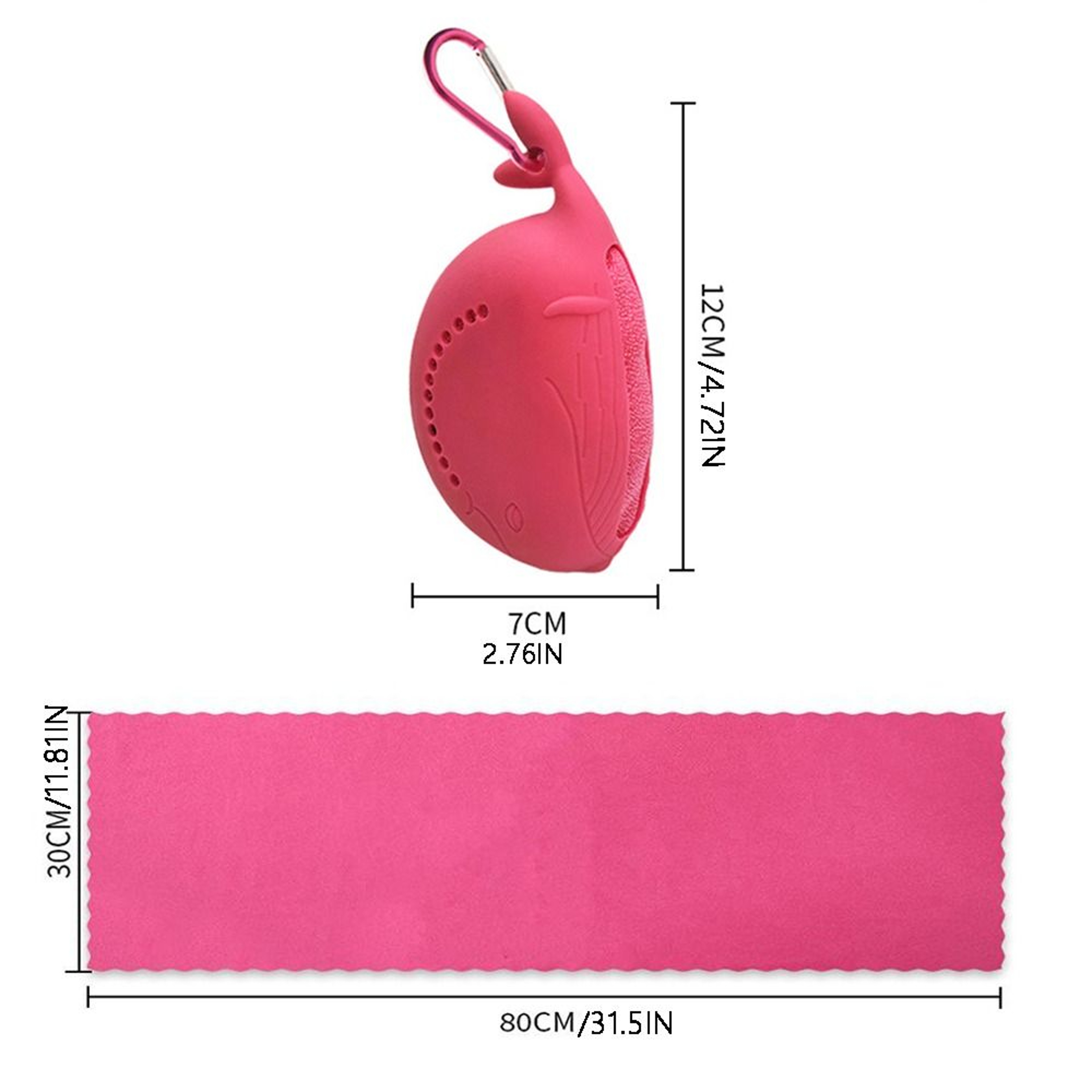 Arctic Chill Cooling Towel with Portable Case for Gym, Running & Outdoor Sports – view 6