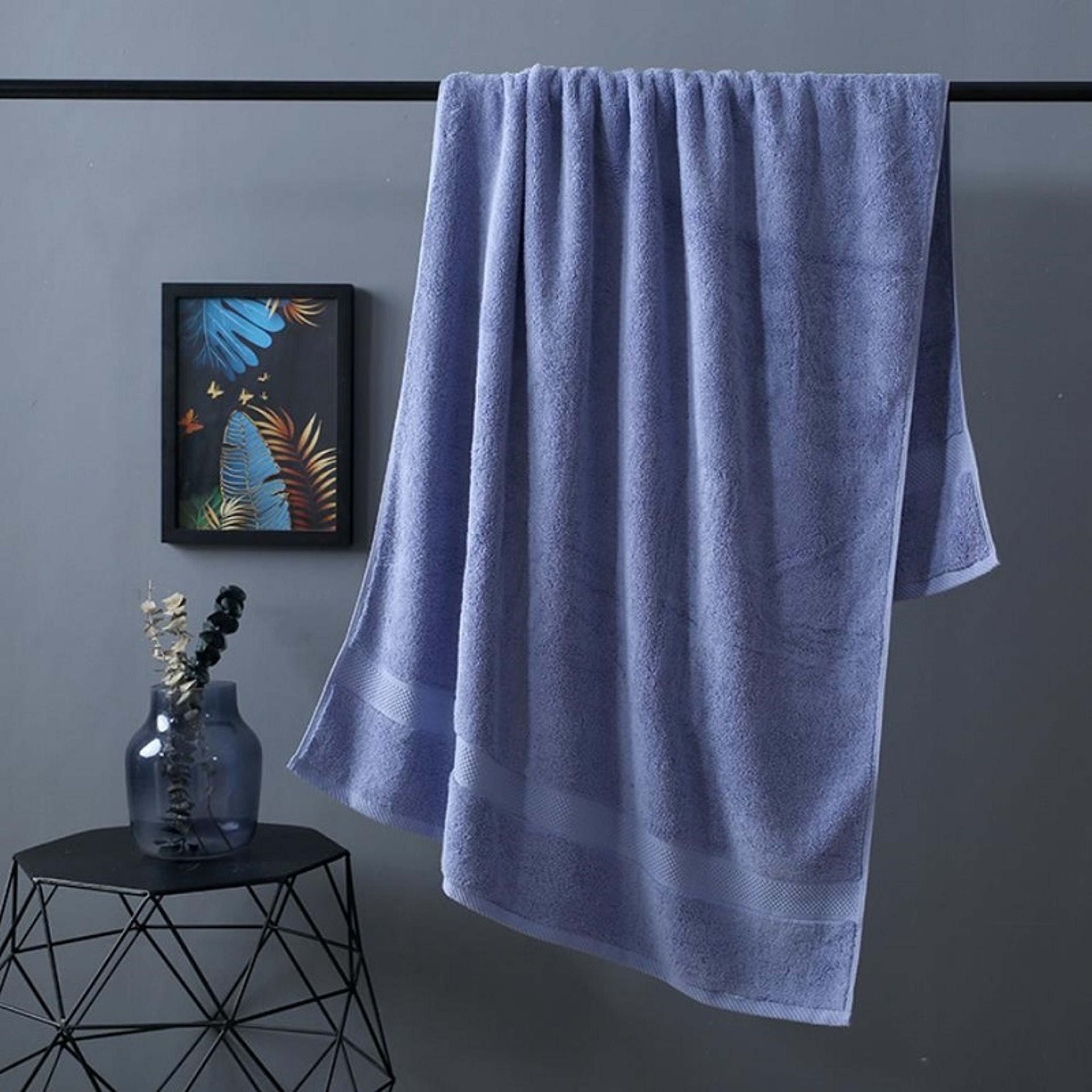 Luxury Cotton Bath Towel Soft Absorbent Spa Towel for Home, Beach & Hotel Use – view 7