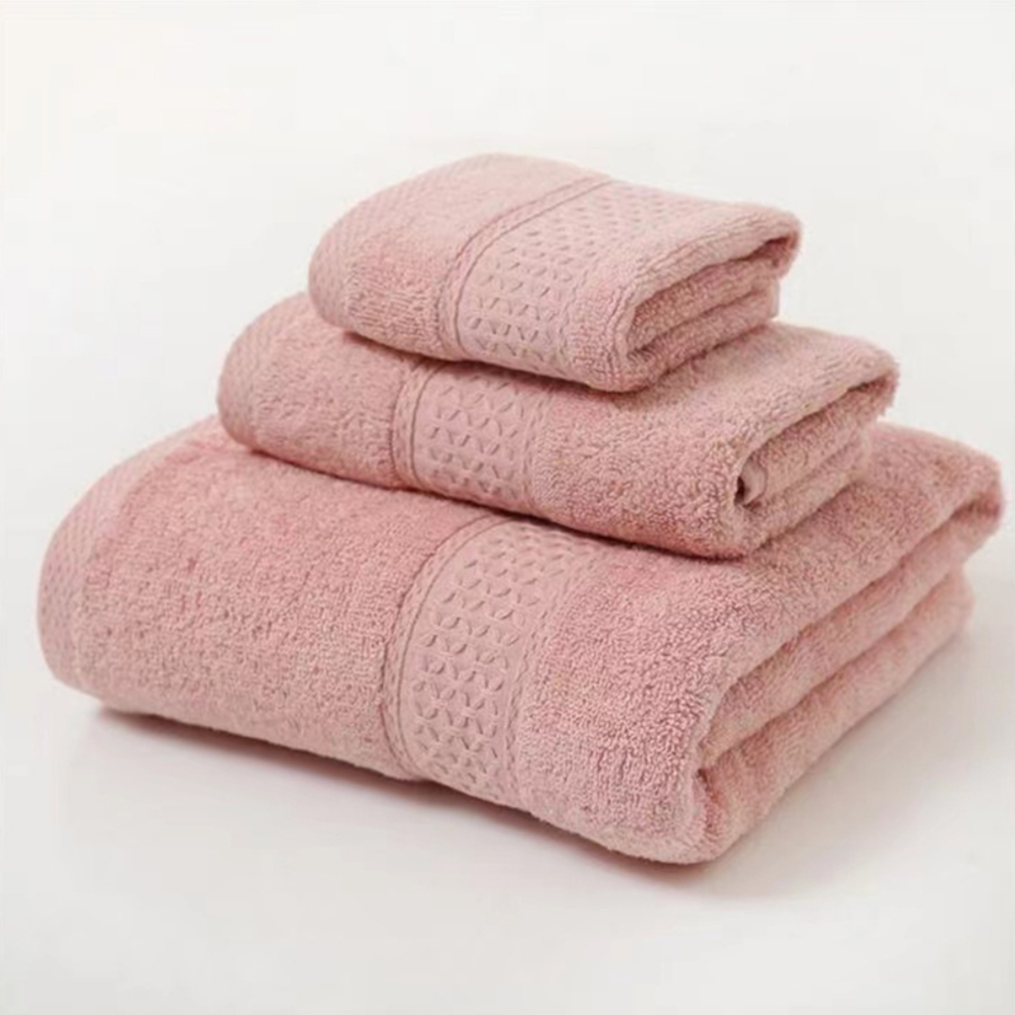 Luxury Cotton Towel Set Ultra Soft  Highly Absorbent Bathroom Essentials 1