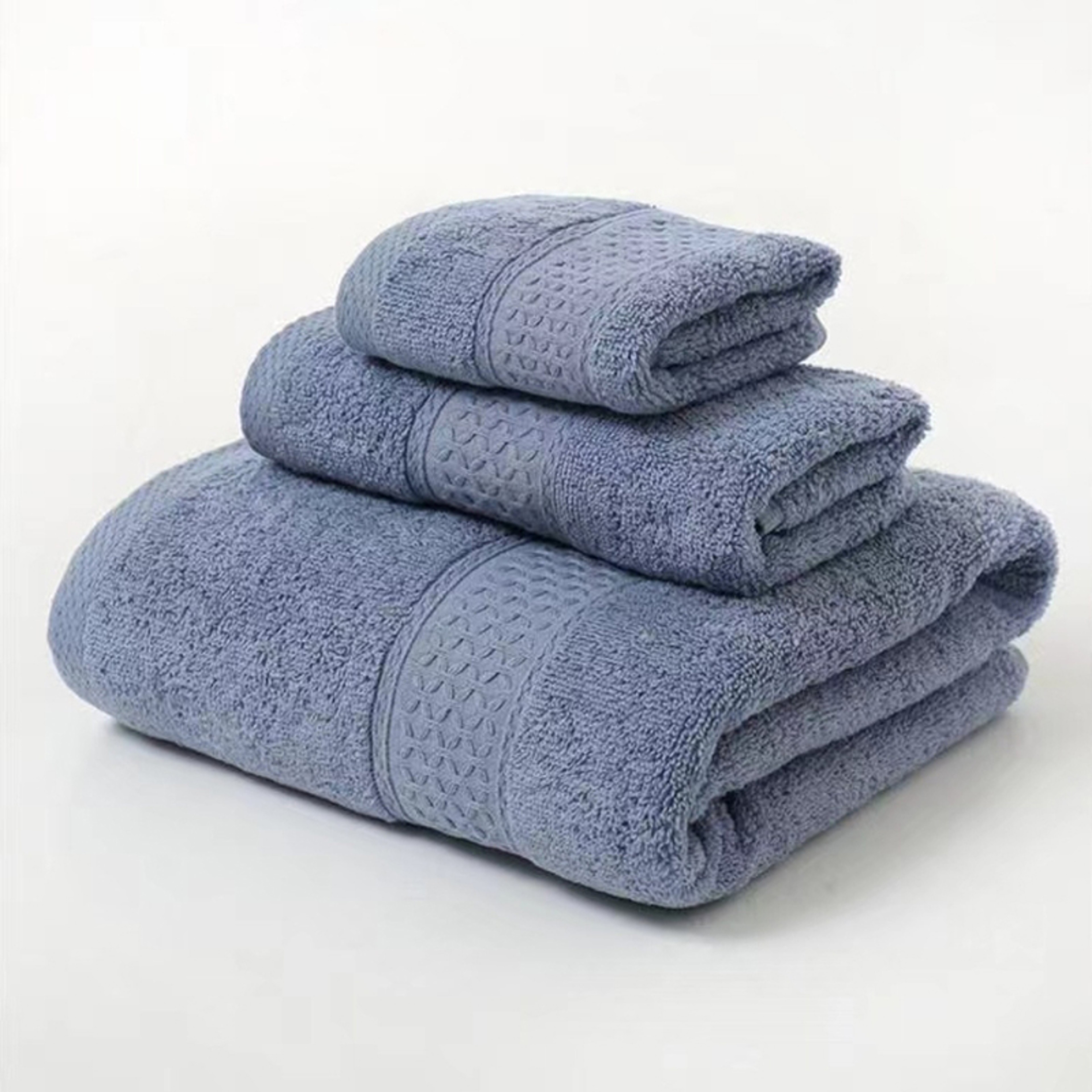 Luxury Cotton Towel Set Ultra Soft  Highly Absorbent Bathroom Essentials 2