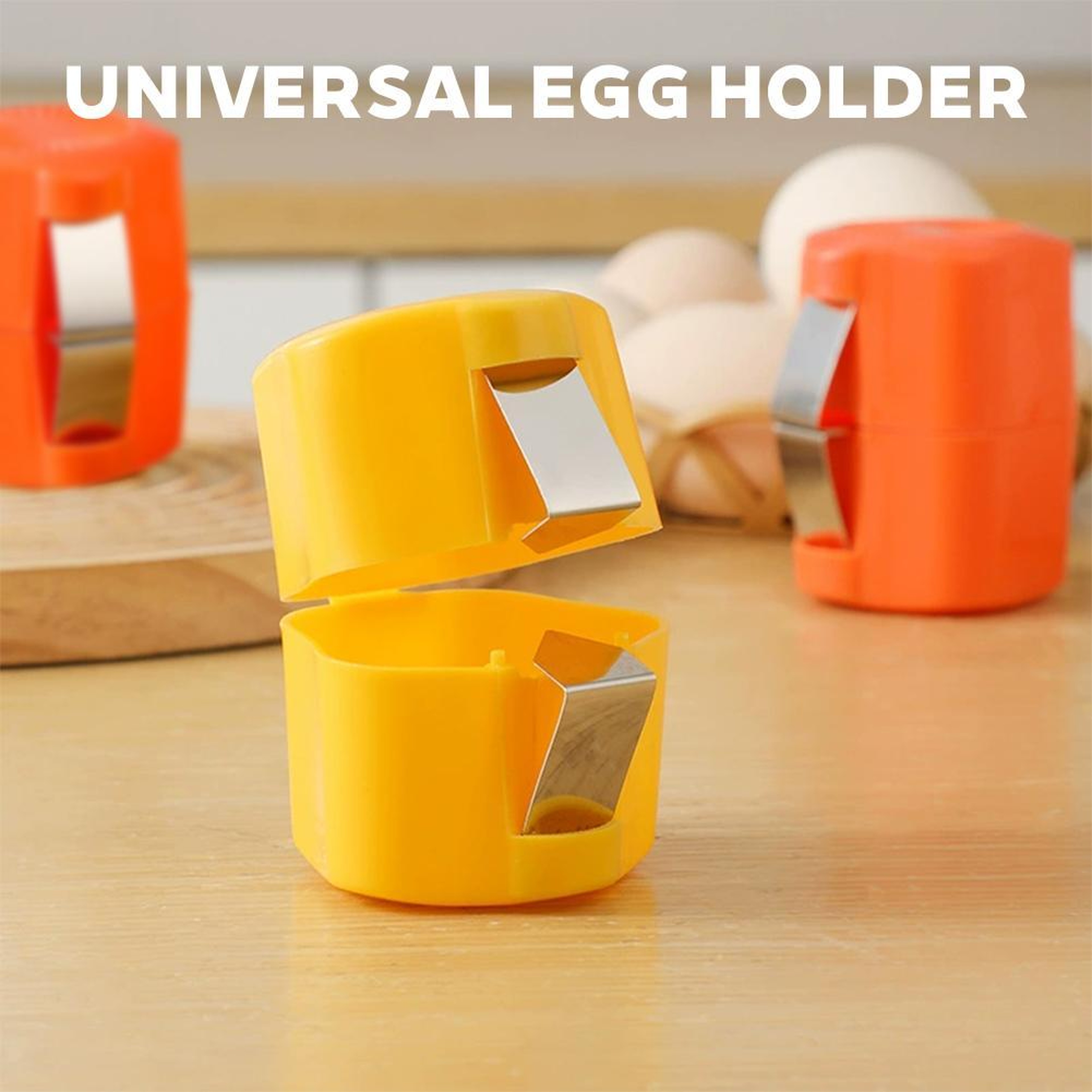 PrecisionPress Egg Shell Cracker & Egg Opener Tool for Clean Hard Boiled and Raw Eggs – view 3