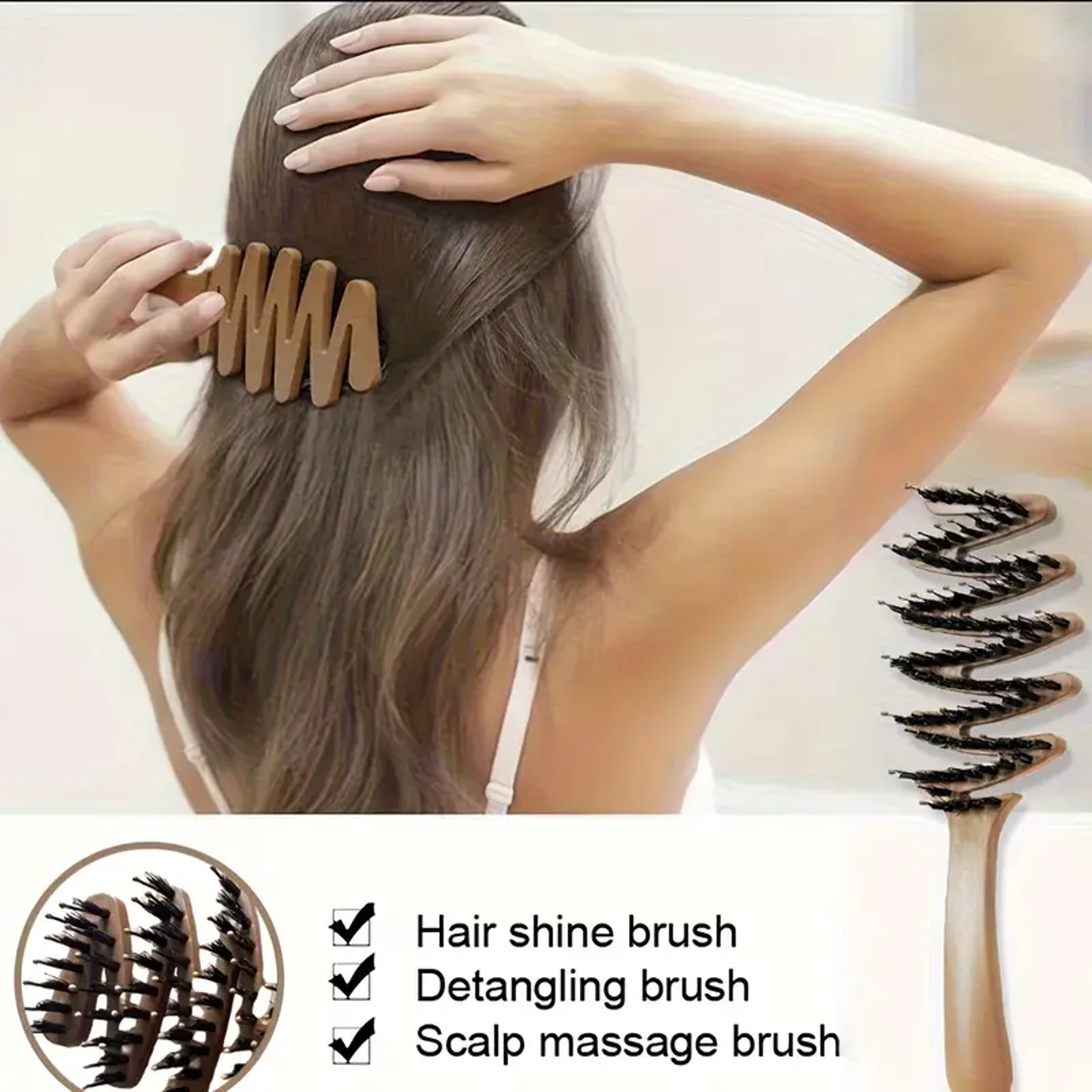 SilkLift Volumizing Hair Brush For Smooth Full Hair 3