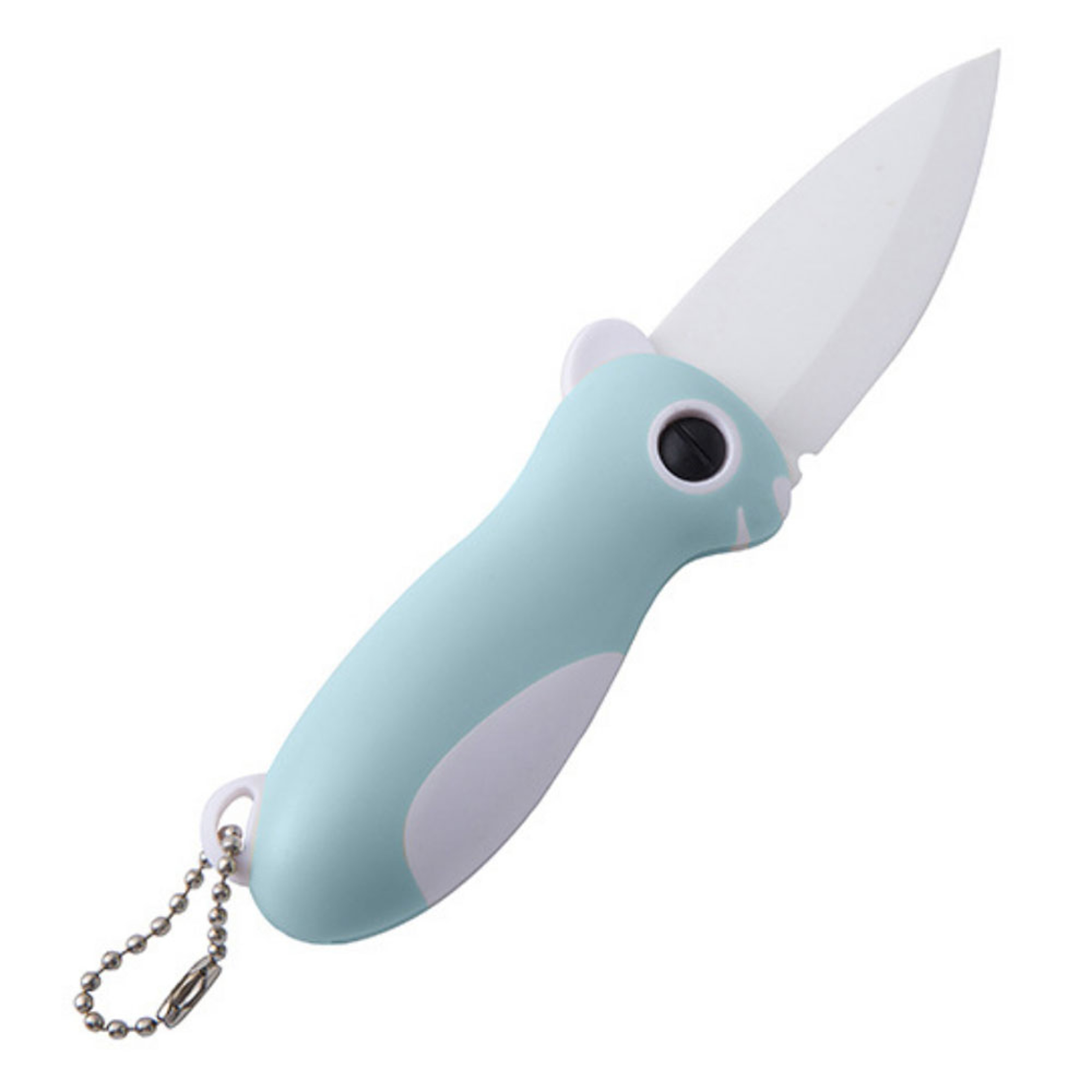 Cartoon Ceramic Folding Fruit Knife for Kids Safe Mini Portable Peeler – view 9