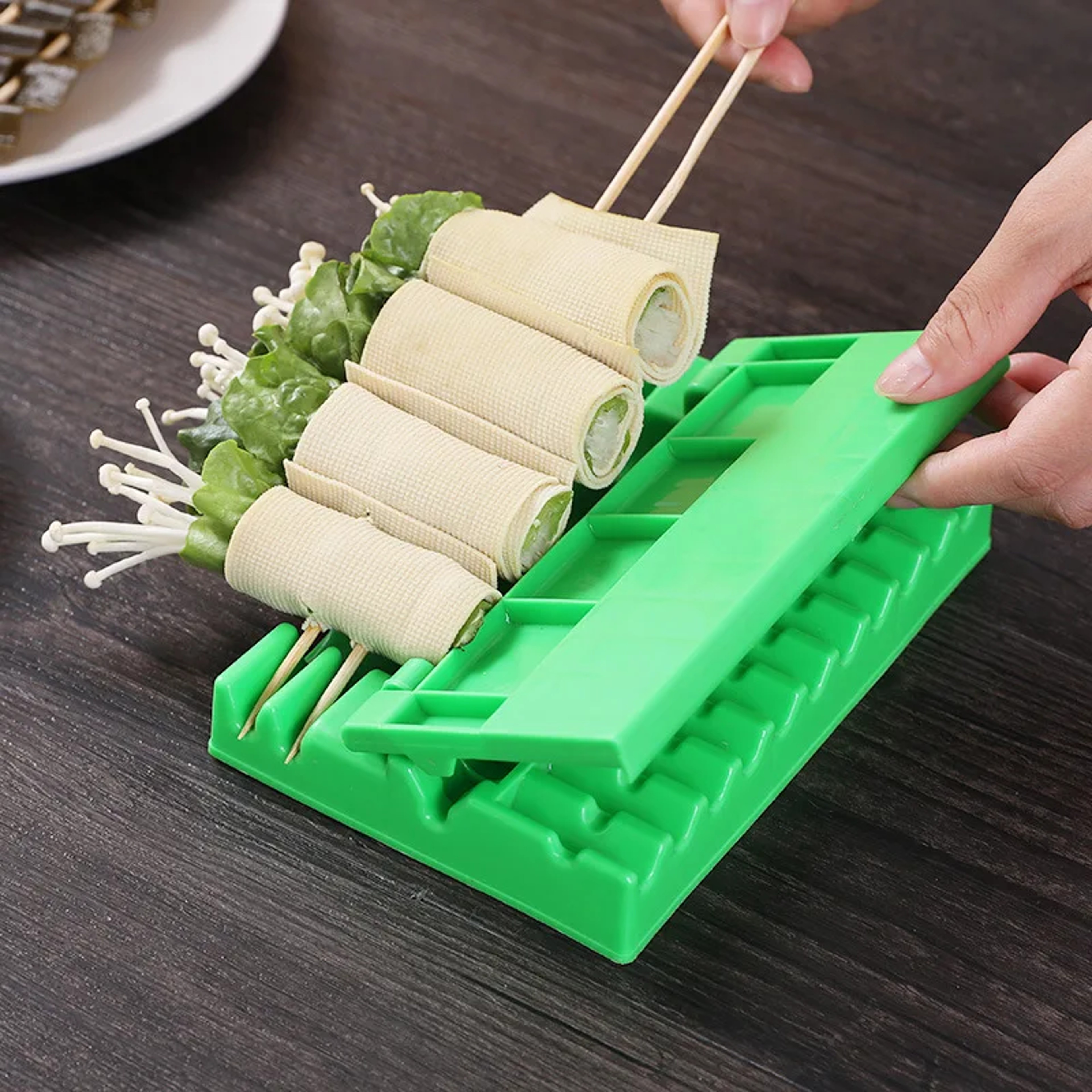 Smart BBQ Skewer Maker for Kebabs and Meat Skewers – view 5