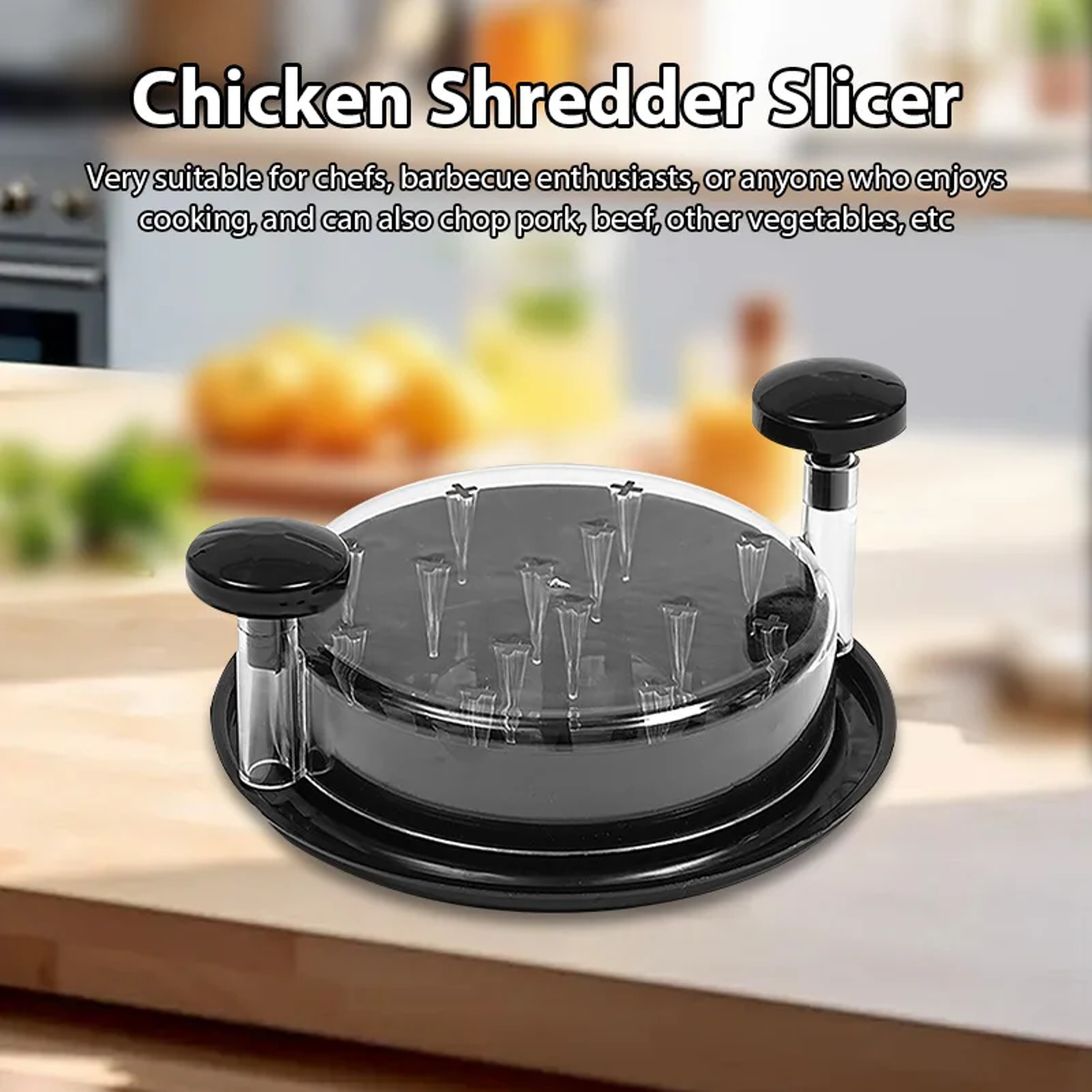 TwistPro Chicken Shredder Tool for Fast Meat Prep & Pulled Pork – view 2