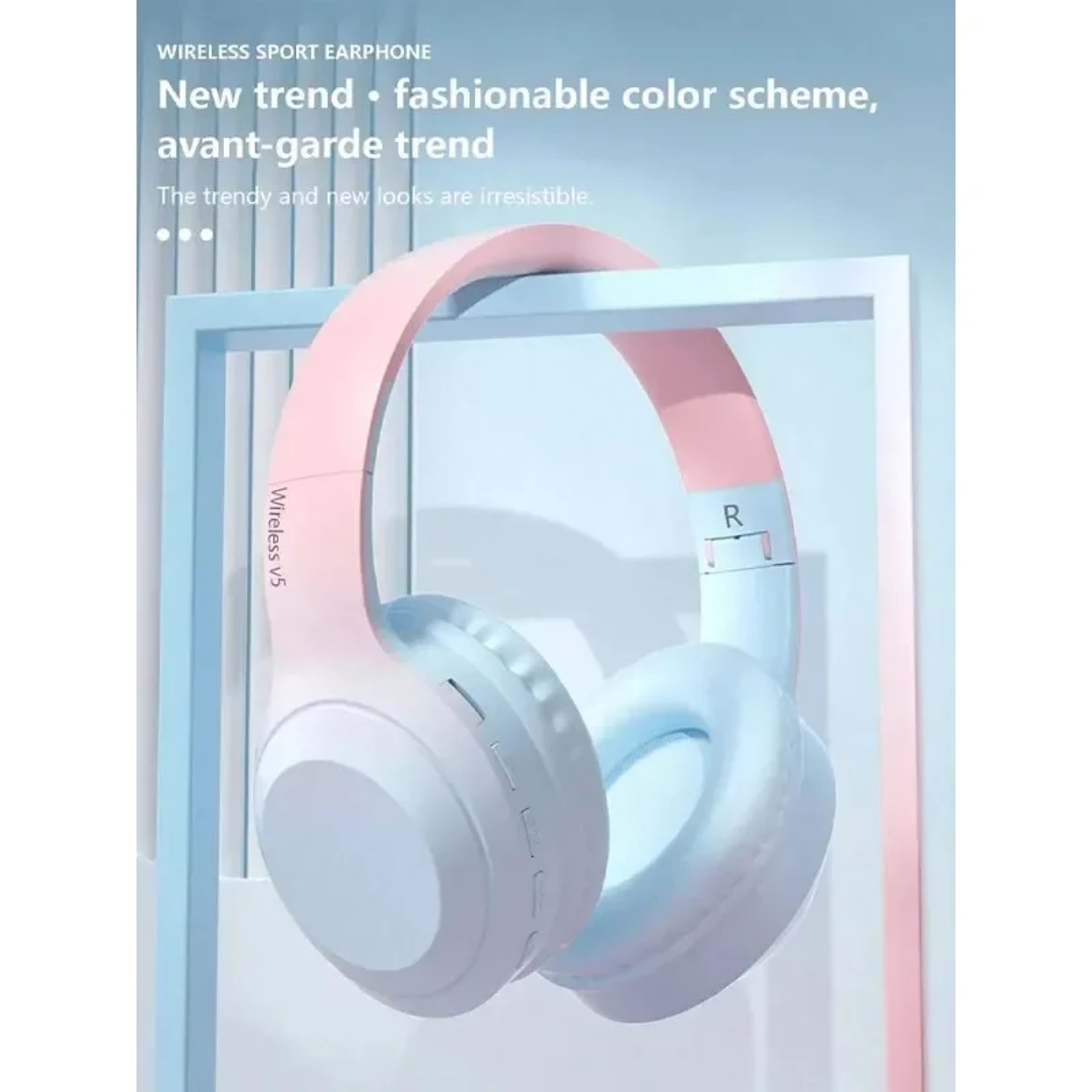 Foldable Wireless Gaming Headset with Noise Cancellation and Low Latency Audio – view 4