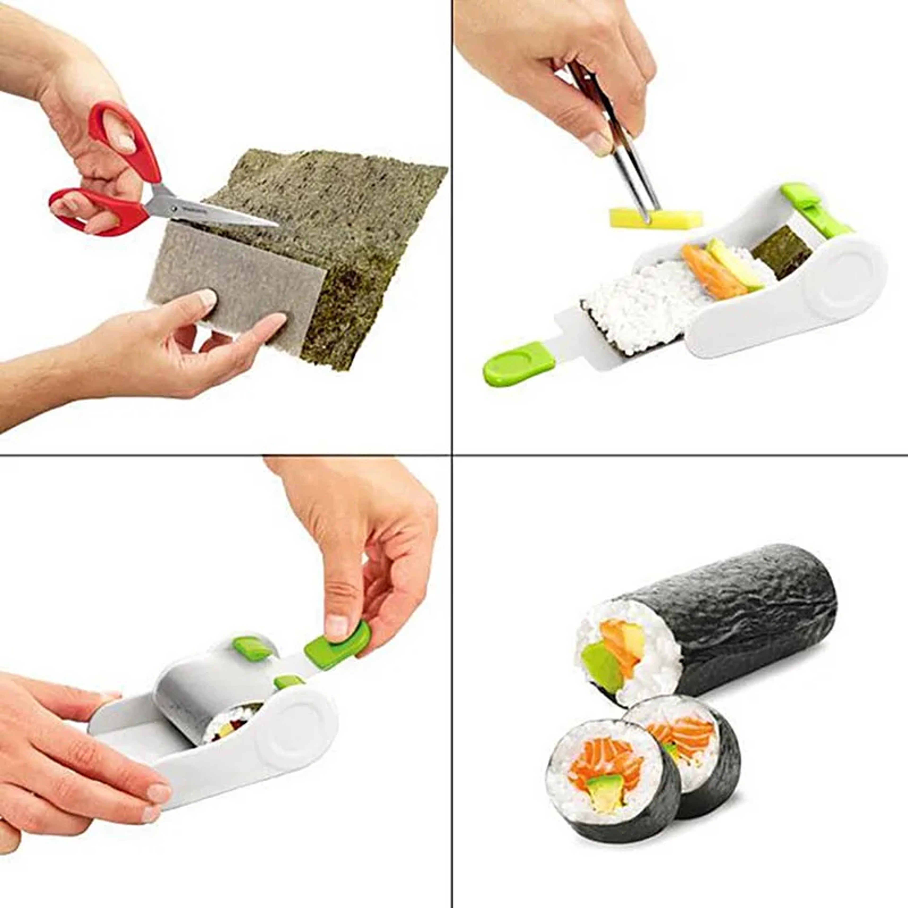 EasyRoll Stuffed Grape Leaf  Sushi Roller Machine For Perfect Vegetable And Meat Wraps 3