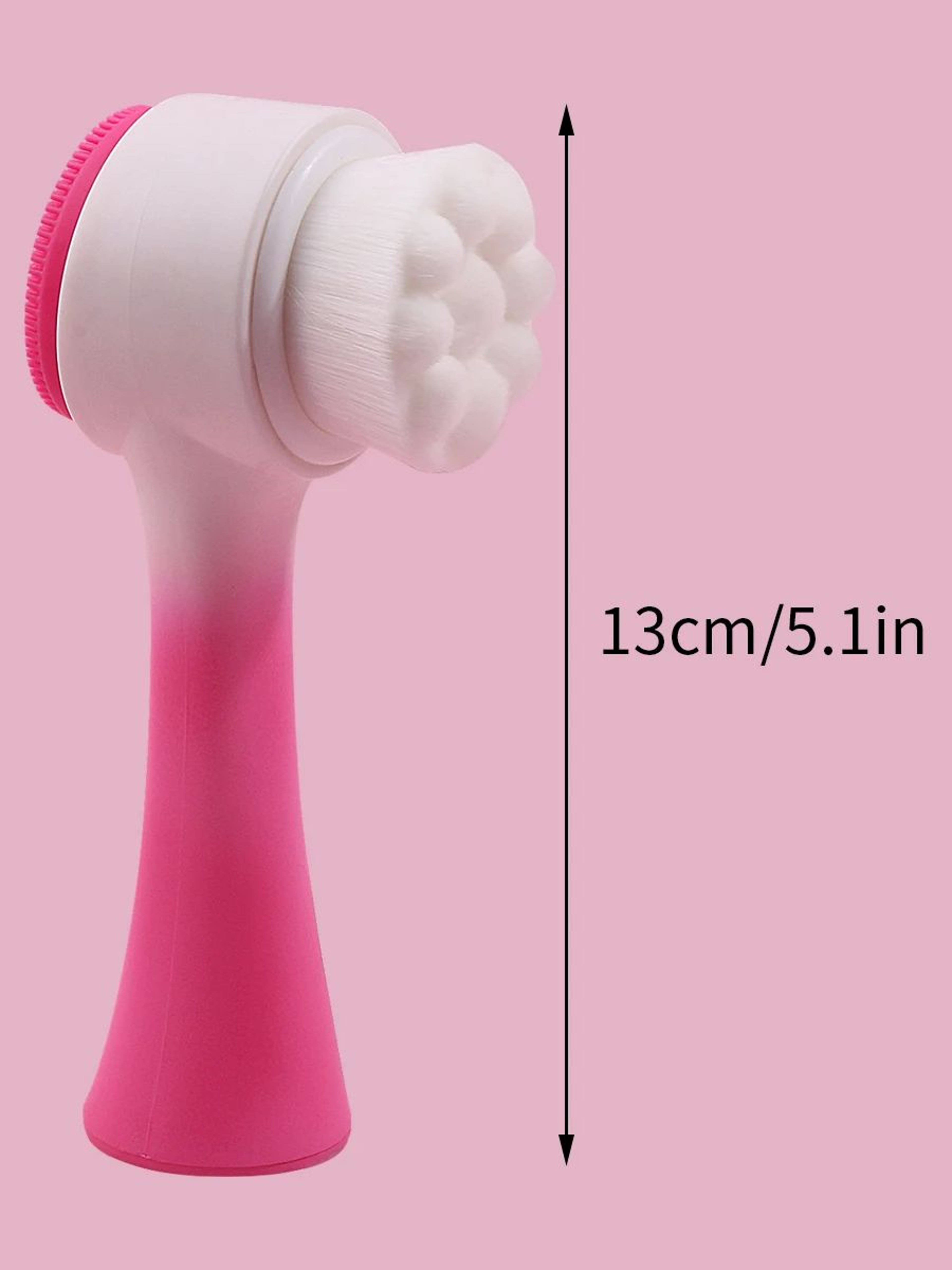 PureGlow Silicone Face Cleansing Brush For Deep Pore Cleansing  Blackhead Removal 5