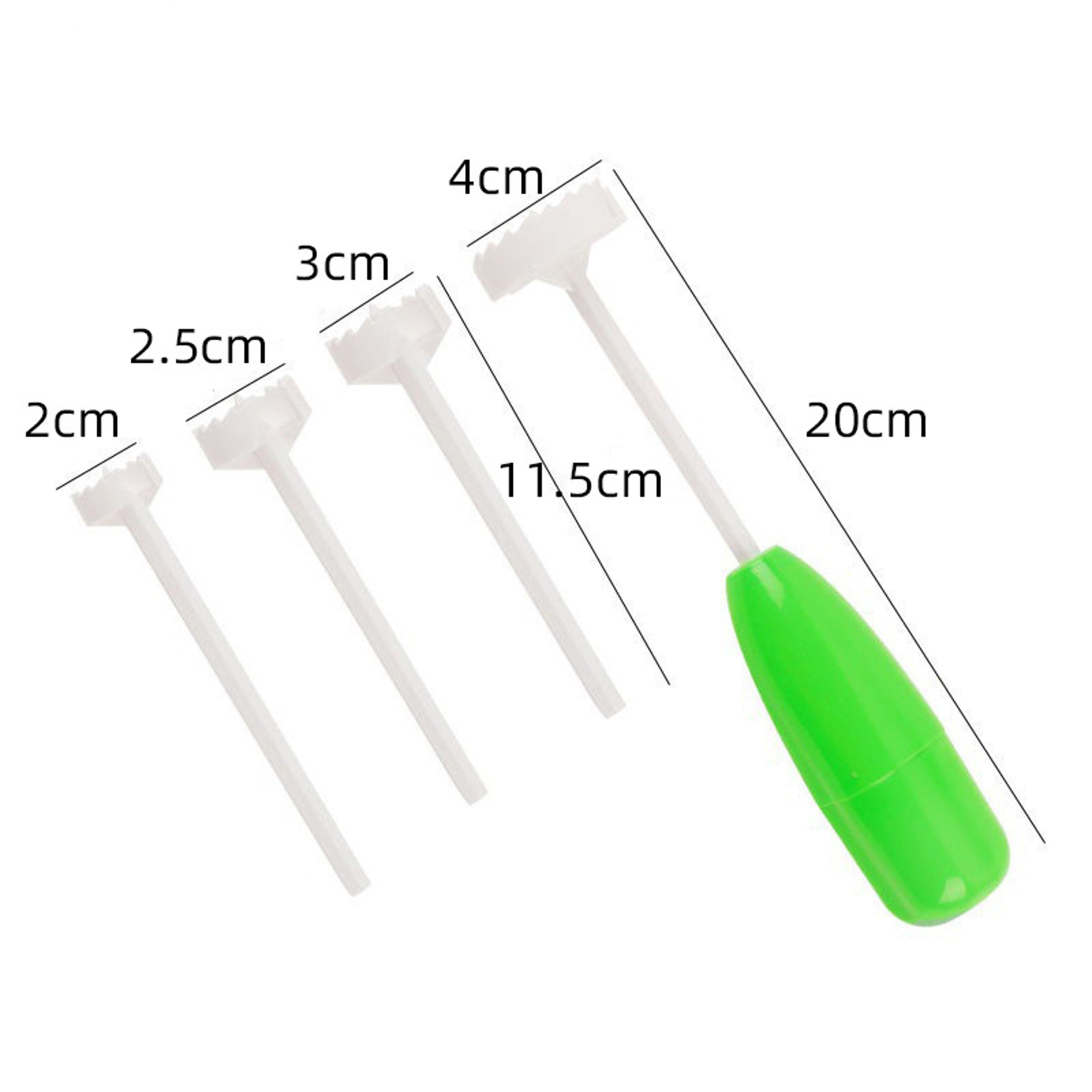 Stuffed Veggie Core Remover Set  Vegetable Corer  Zucchini Corer Kitchen Tool 5