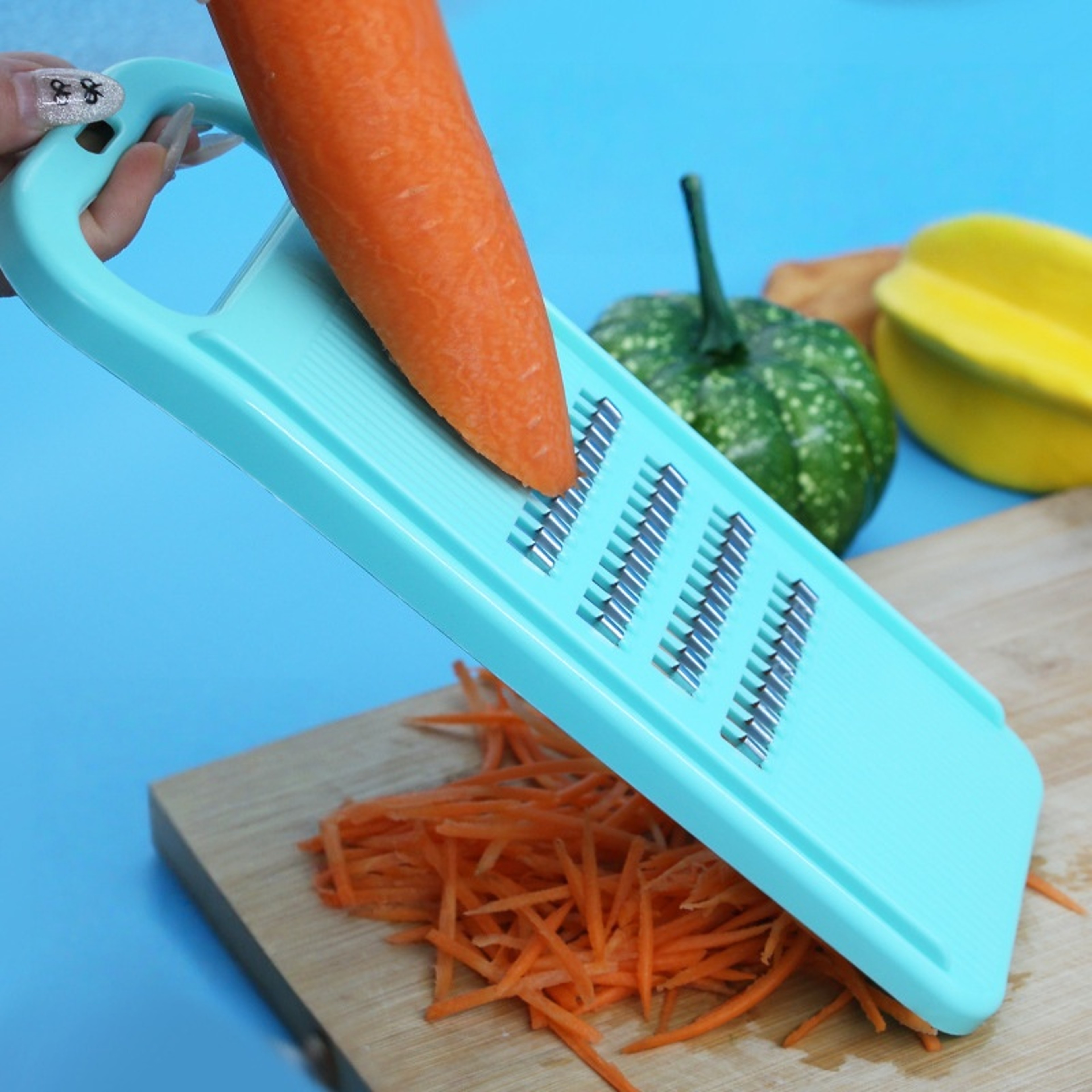Vegetable Chopper And Mandoline Slicer With Container For Fast Kitchen Prep 0