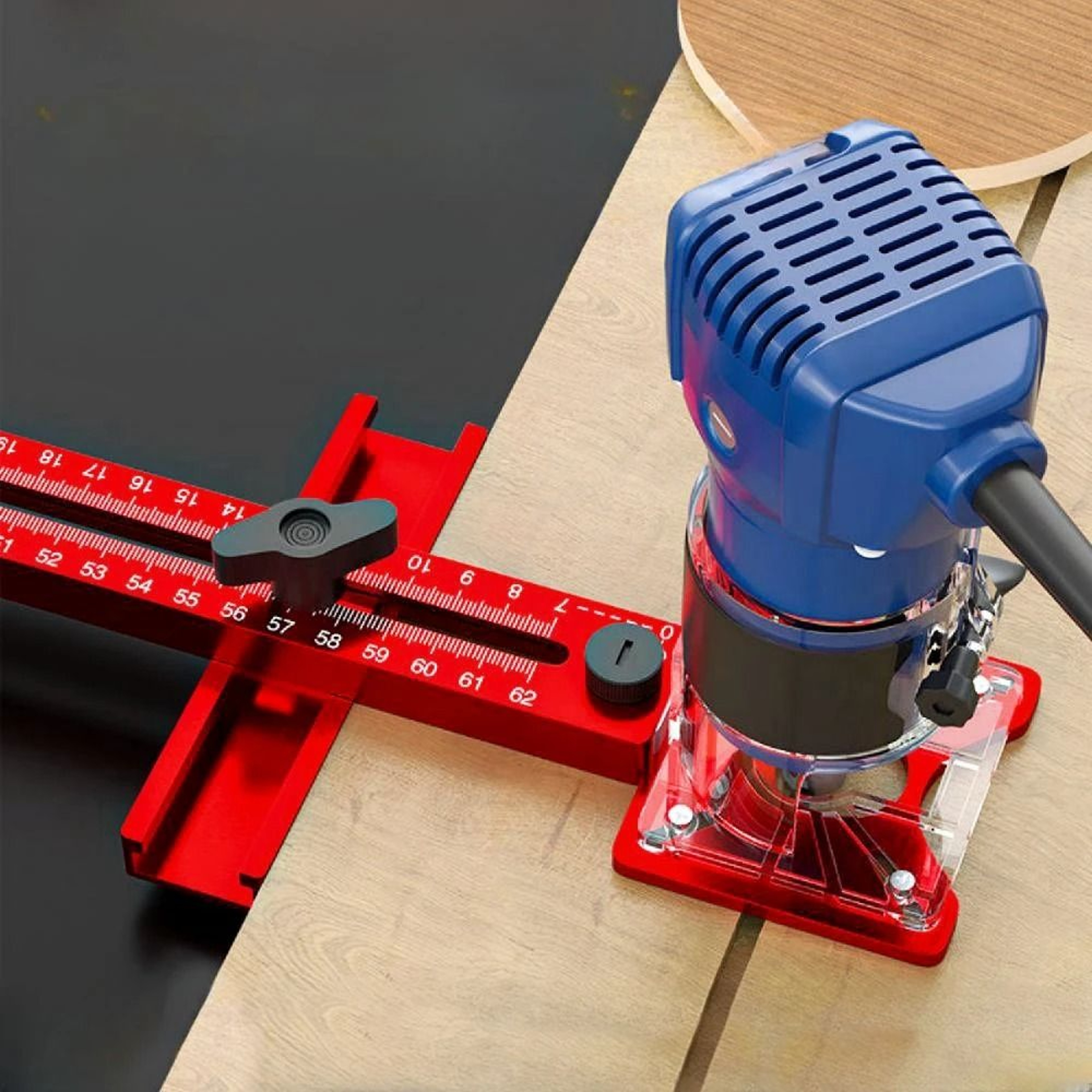 Shop Router Circle Cutting Jigs