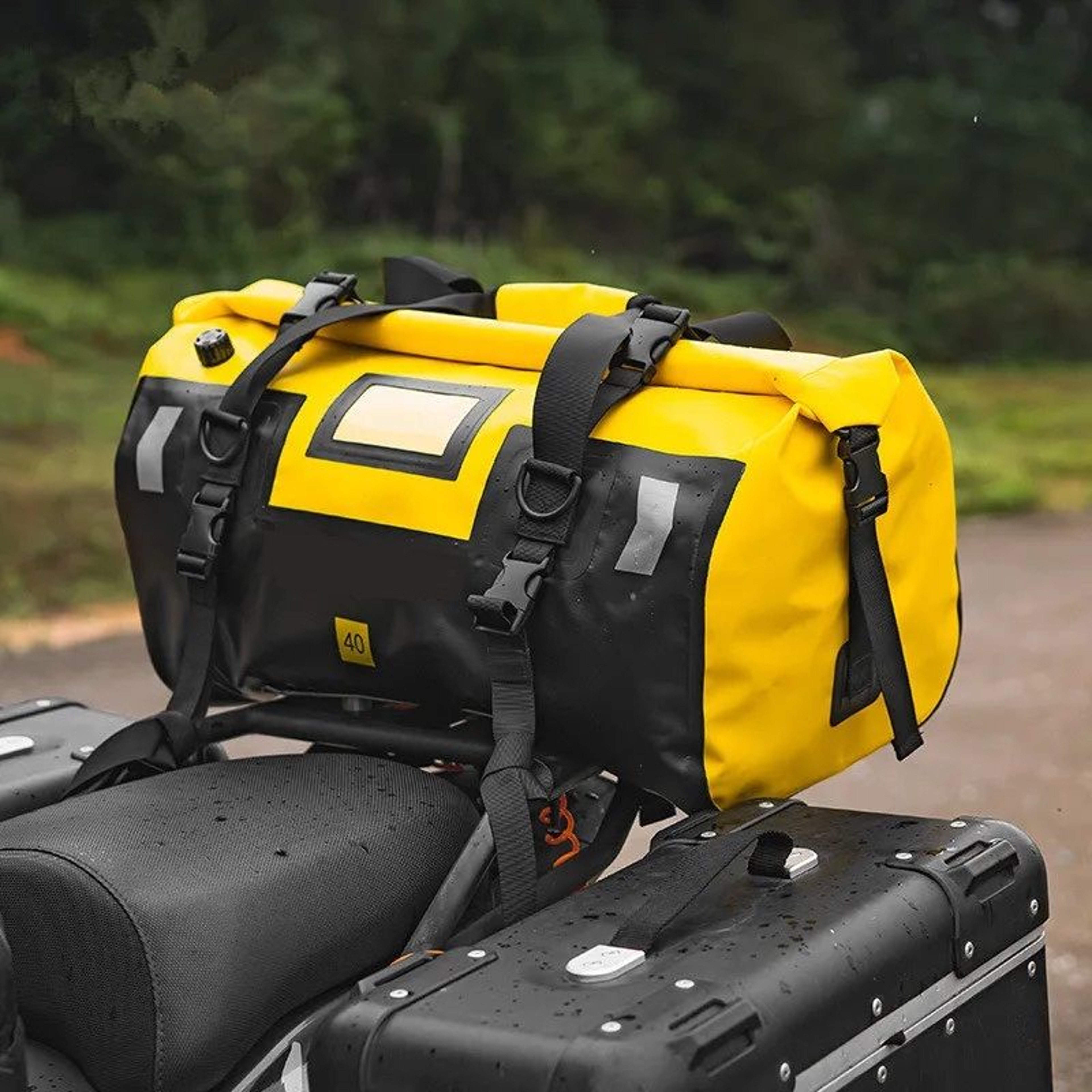 Motorcycle Dry Bag Waterproof Reflective Duffle Bag For Riding Boating Fishing  Outdoor Adventures 0