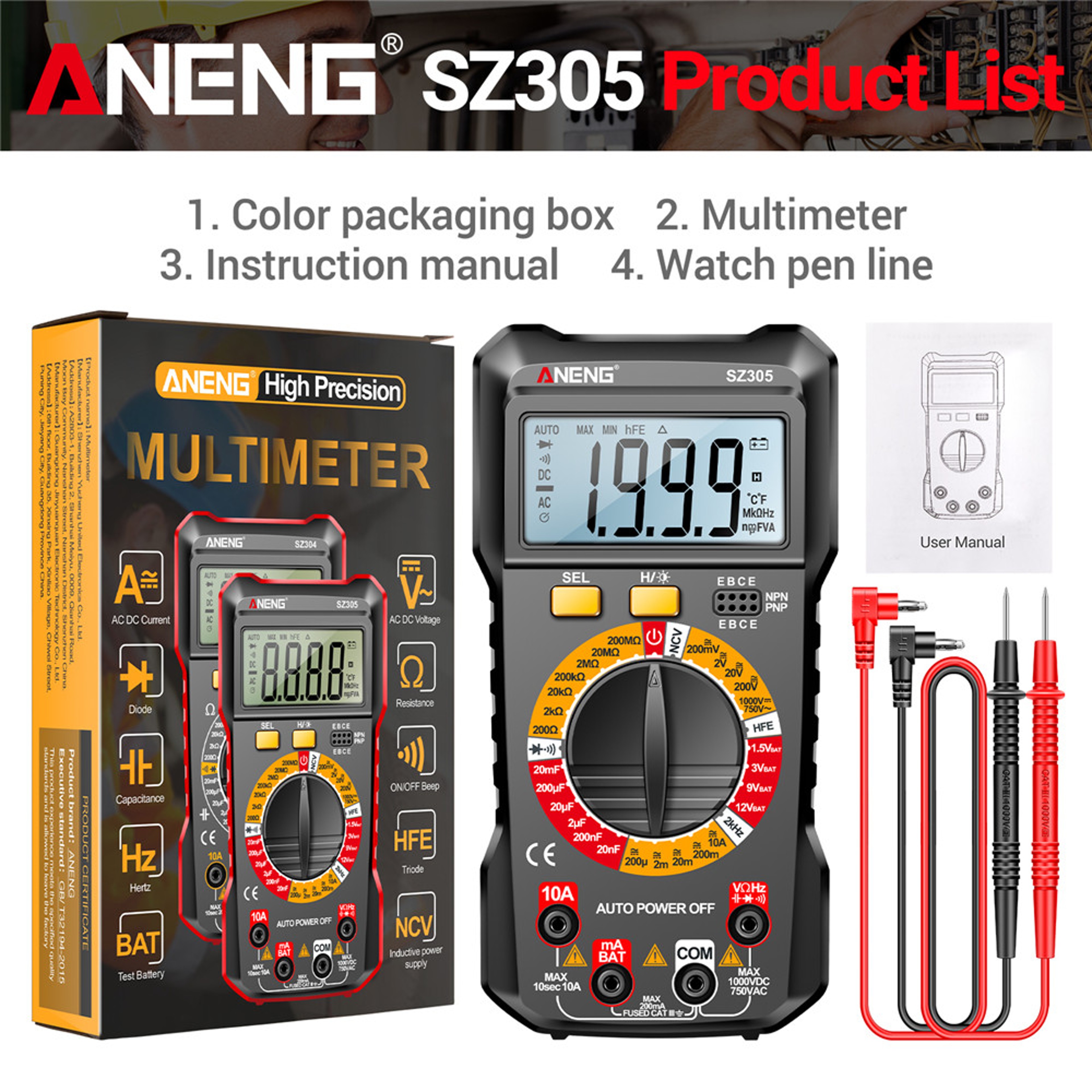 Electric Circuit Troubleshooting Multimeter
