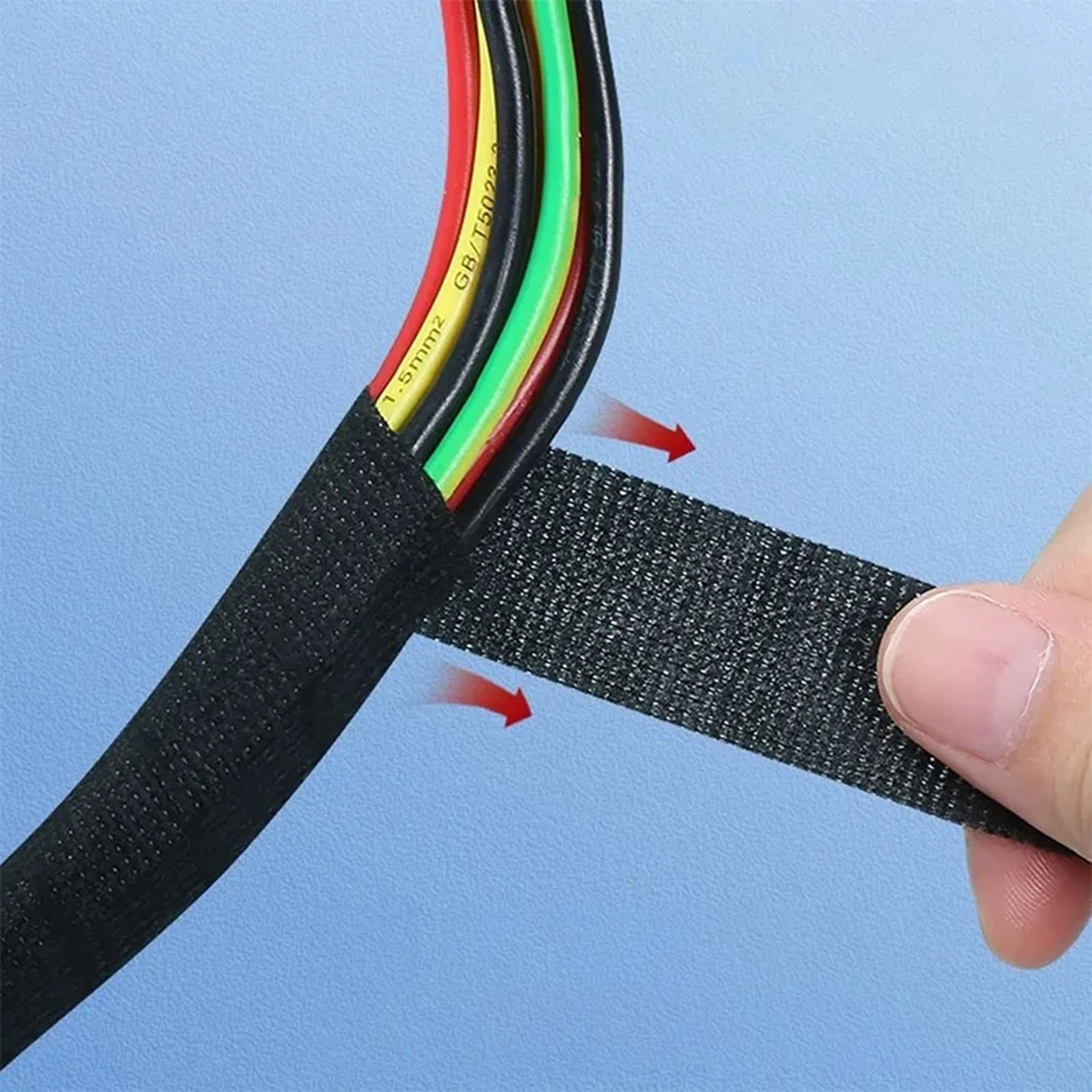 Heat Resistant Electrical Tape Harness Bundle Insulation Auto Wiring Fabric Cloth Wrap Waterproof C 0