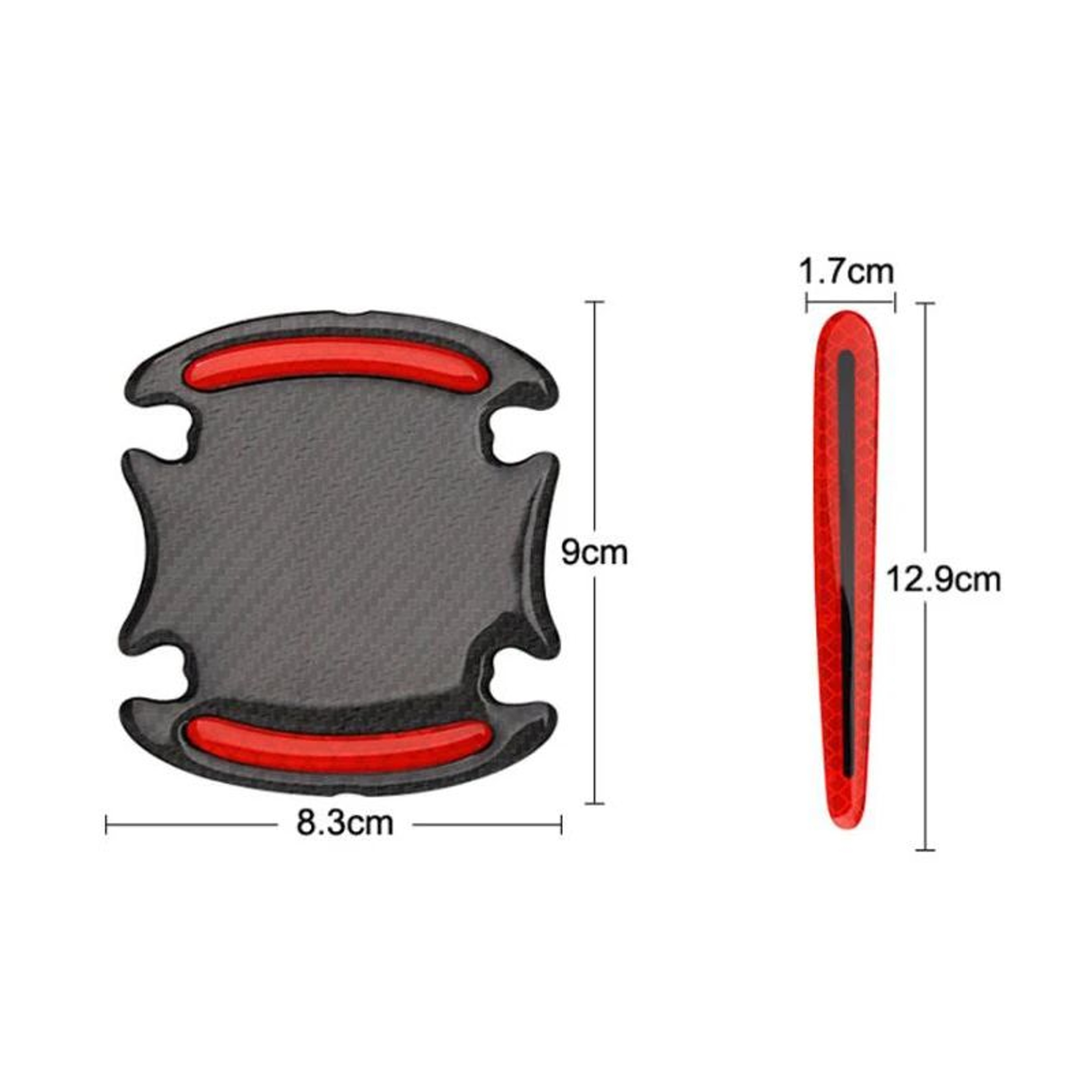 Universal Car Door Handle Protector Film Stickers ScratchResistant For Tata Aria Bolt Indica Nexon  6