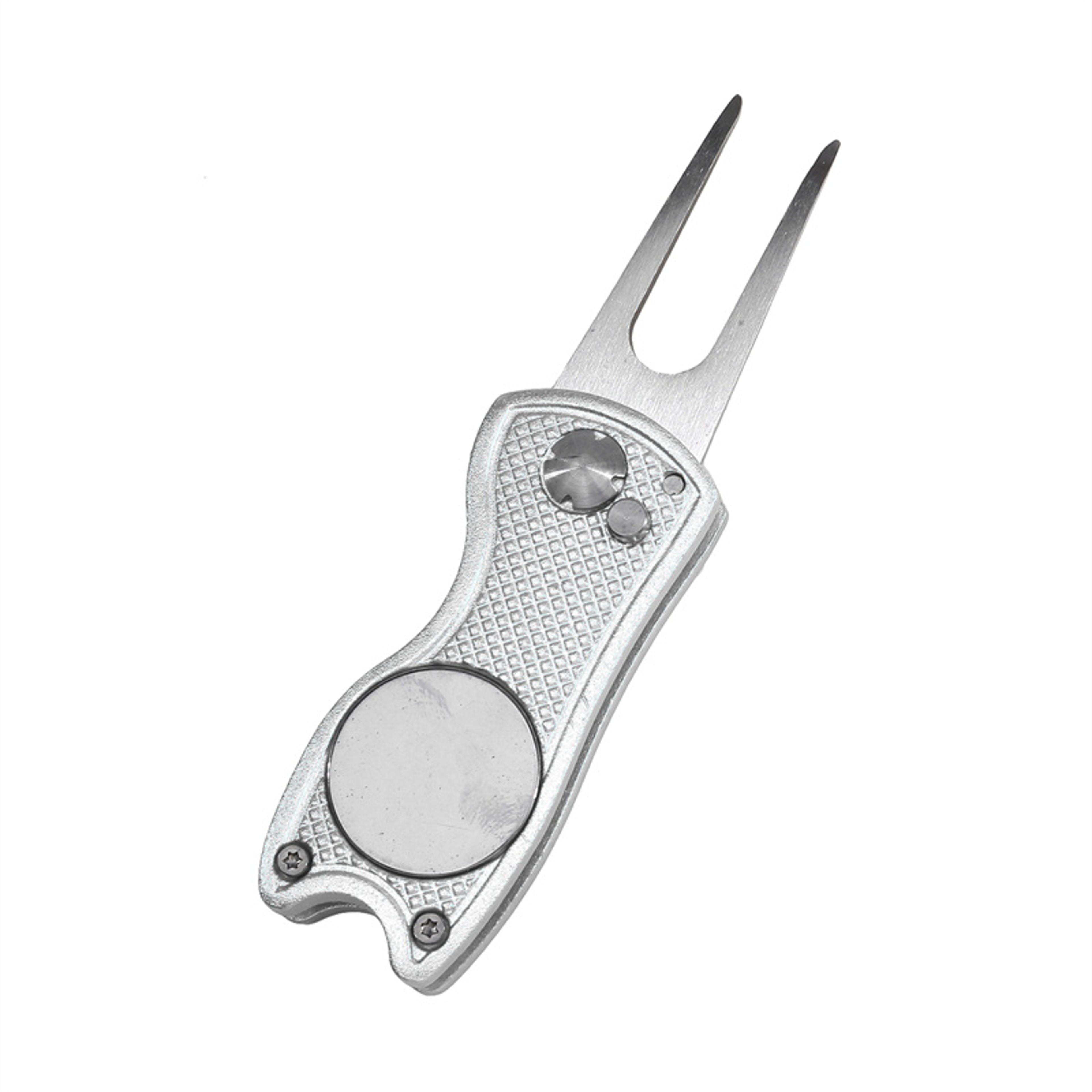 Foldable Golf Divot Repair Tool With Groove Cleaner  Compact Fork Training Aids For Golfers 14