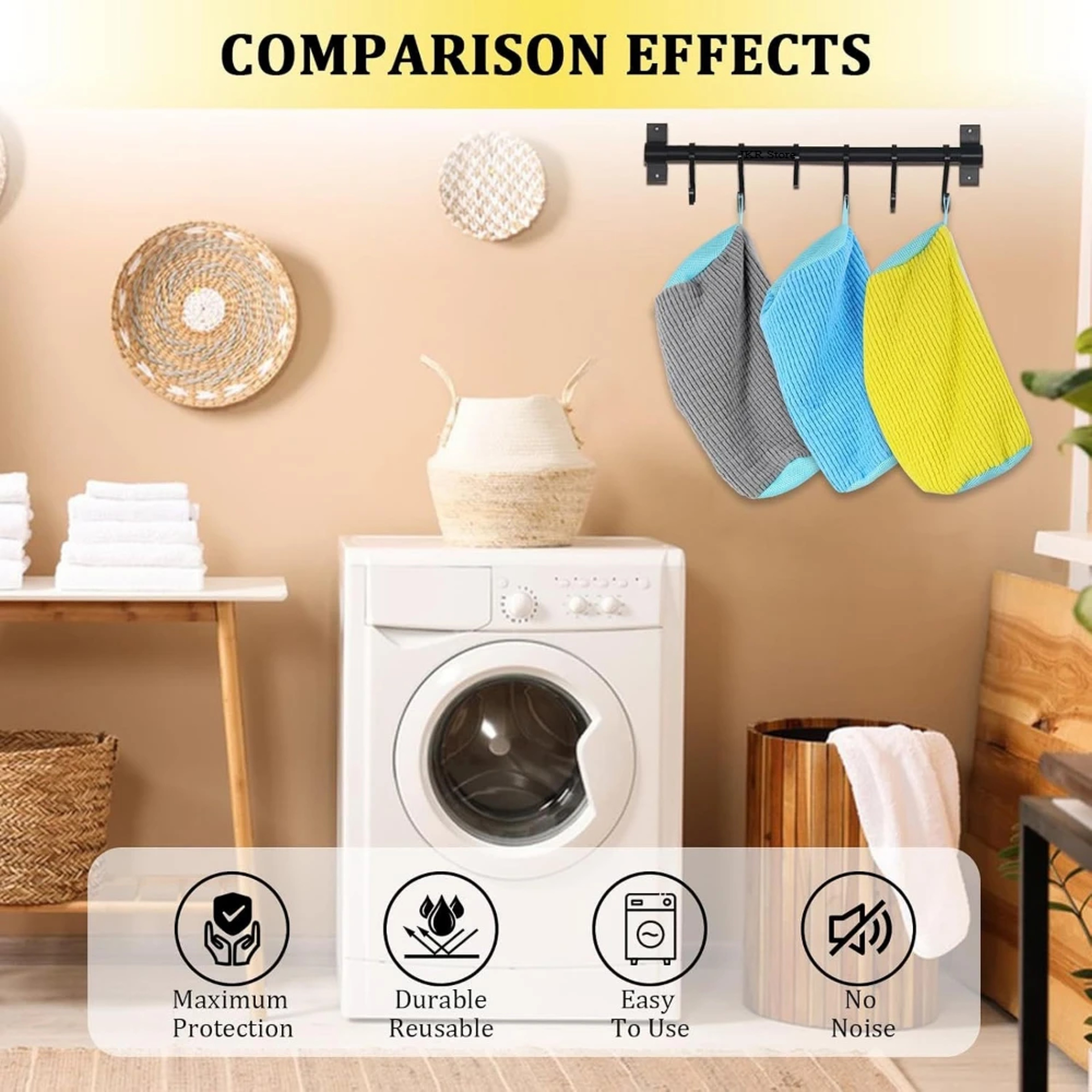 Shoe Laundry Bag, Tear-Resistant Padded Net Protector for Machine Washing, Polyester Nylon Wash Bags for Shoes – view 5